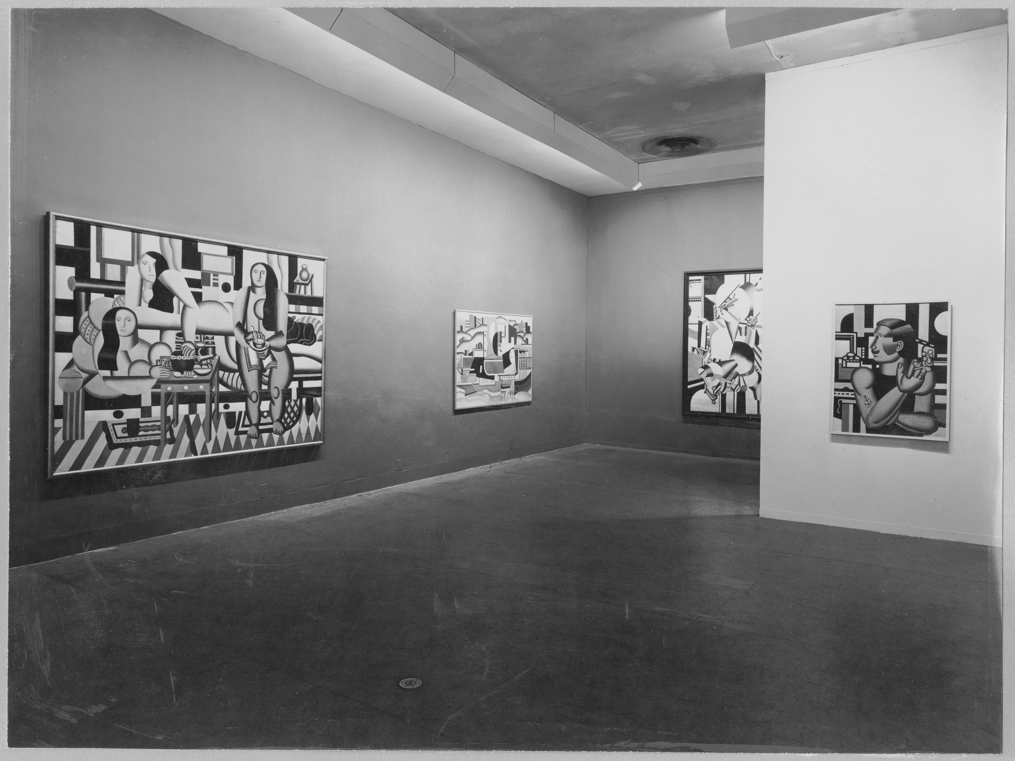 Installation view of the exhibition "Léger." MoMA