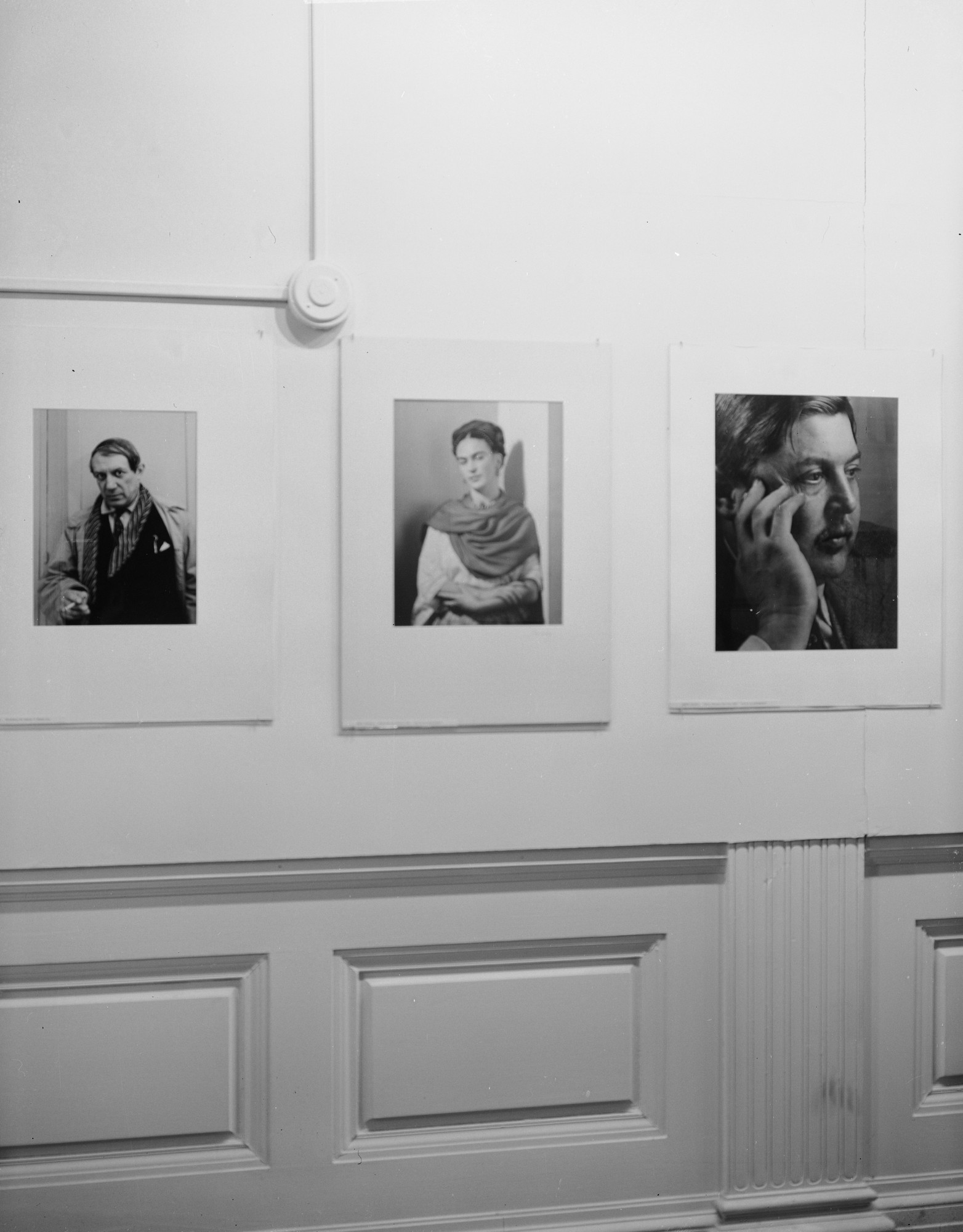 Installation view of the exhibition "Portraits" MoMA