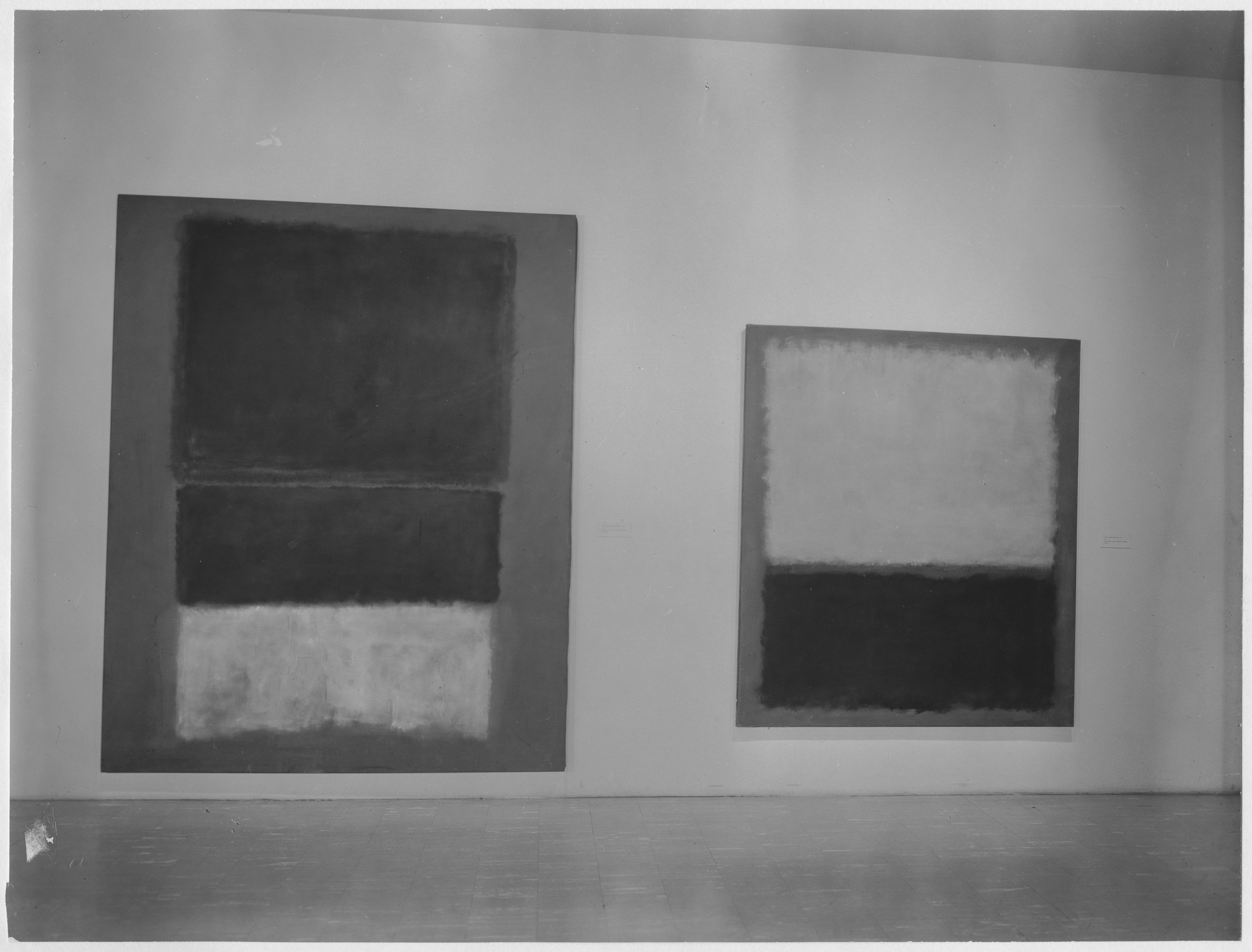 Installation view of the exhibition "Mark Rothko." MoMA