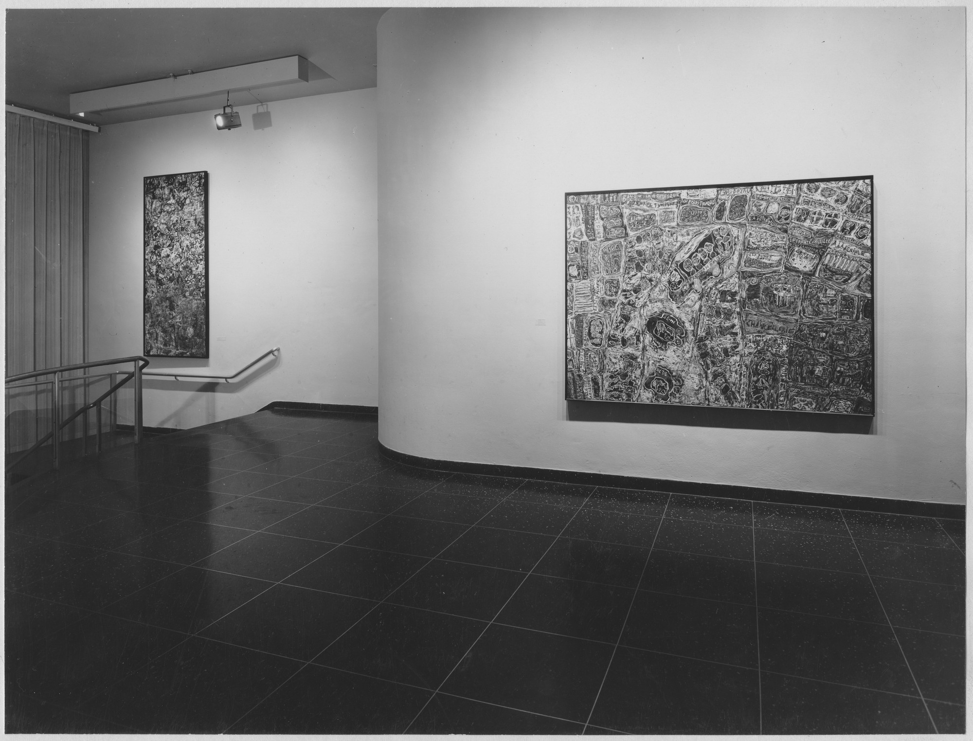 Installation view of the exhibition "Jean Dubuffet." MoMA