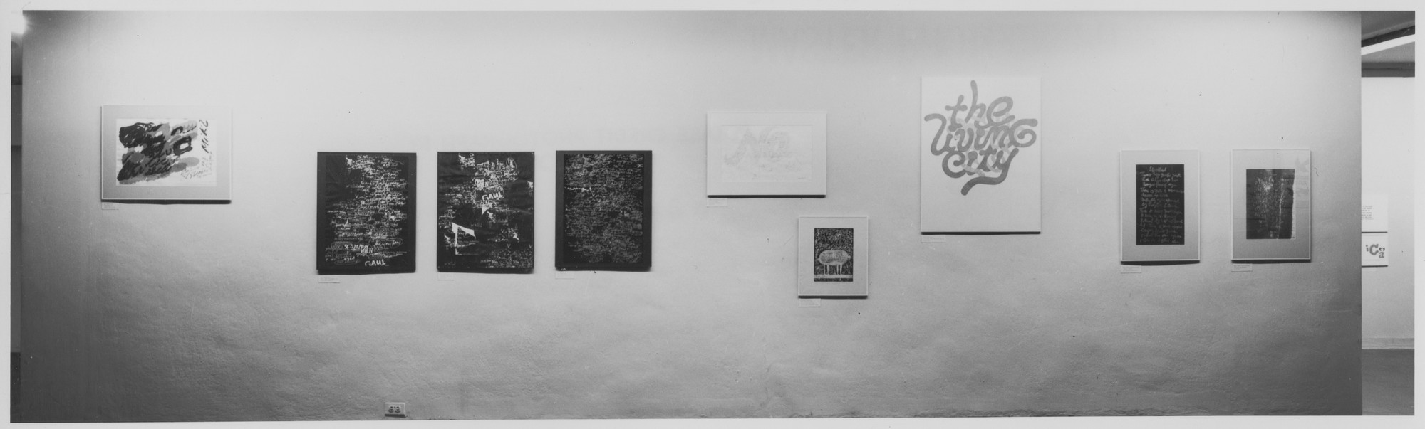 Installation view of the exhibition 