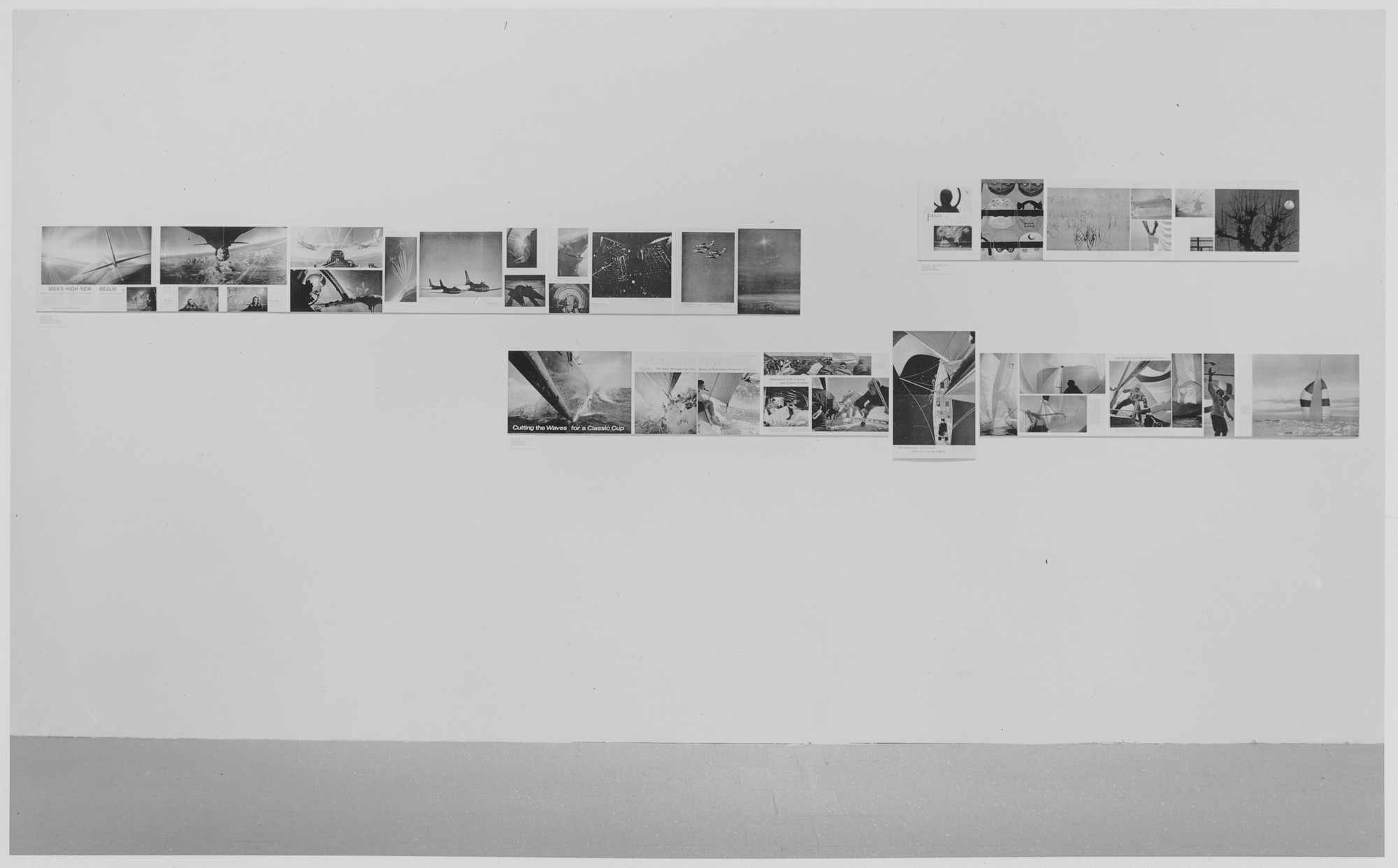 Installation view of the exhibition "The Photo Essay." MoMA