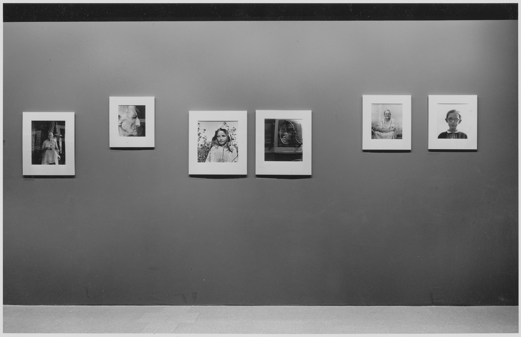 Installation view of the exhibition "Dorothea Lange." MoMA