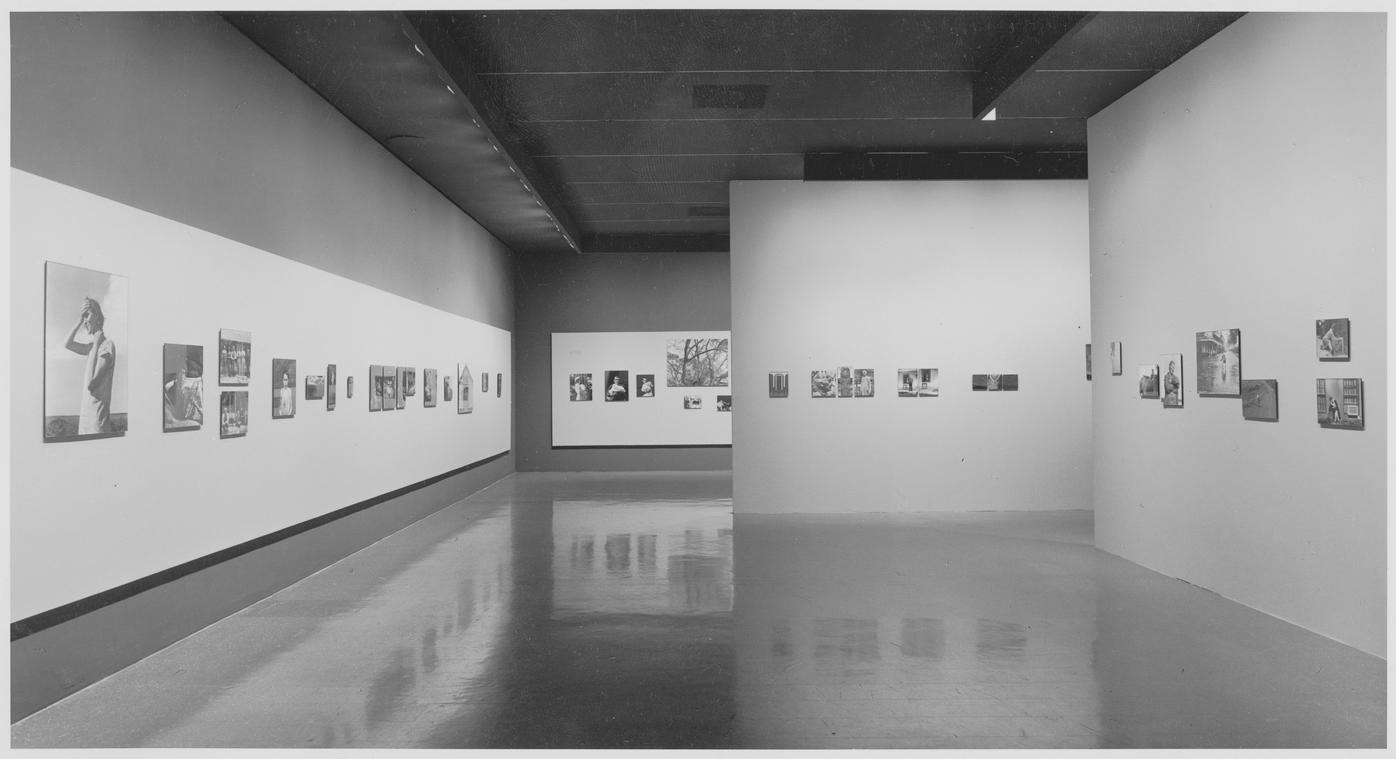 Installation view of the exhibition "Dorothea Lange." MoMA