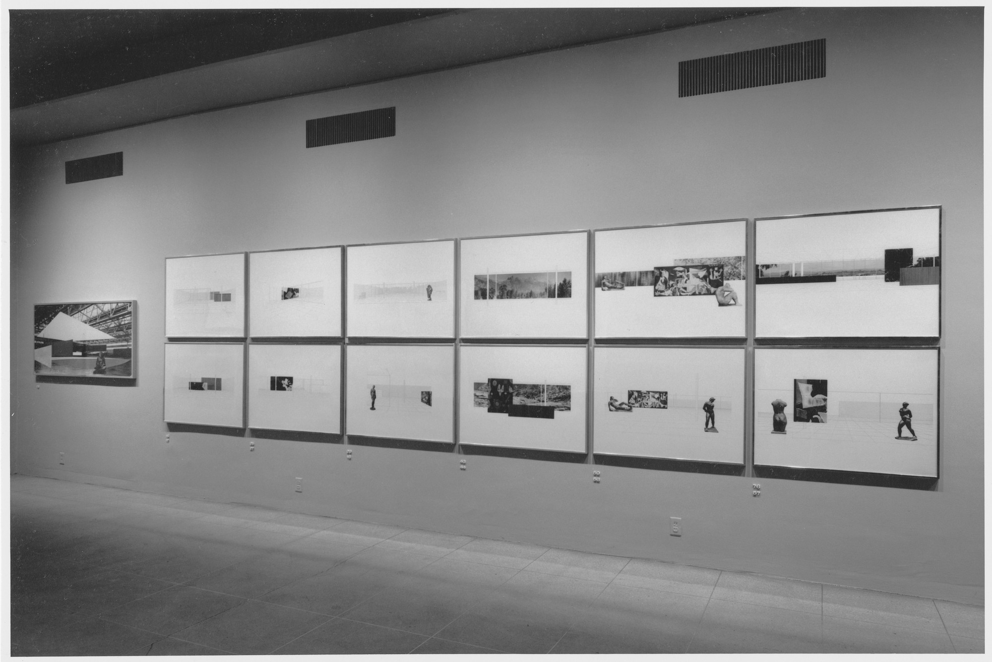 Installation view of the exhibition, "Mies der Rohe Drawings." | MoMA