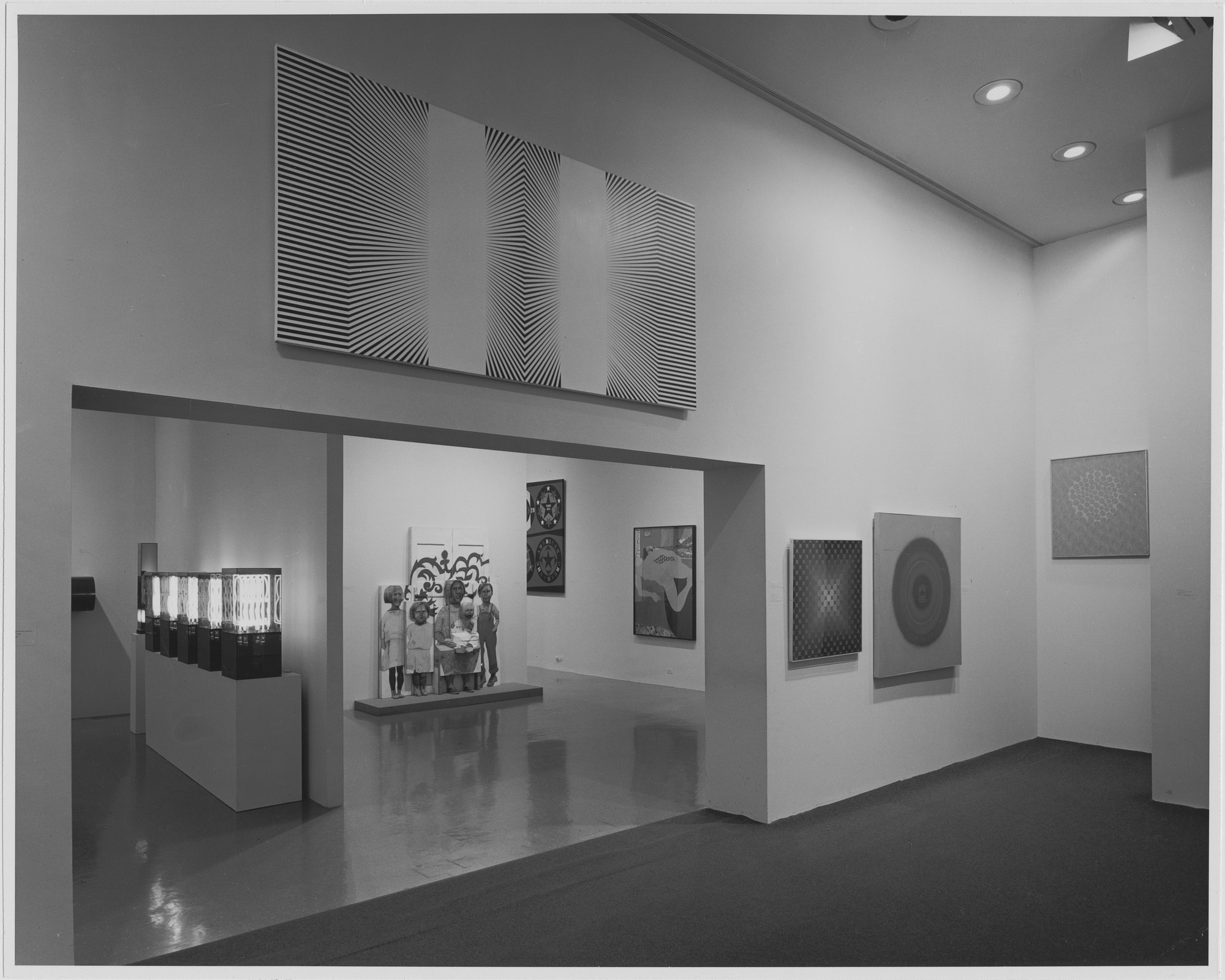 Installation view of the exhibition "The 1960's Painting and Sculpture