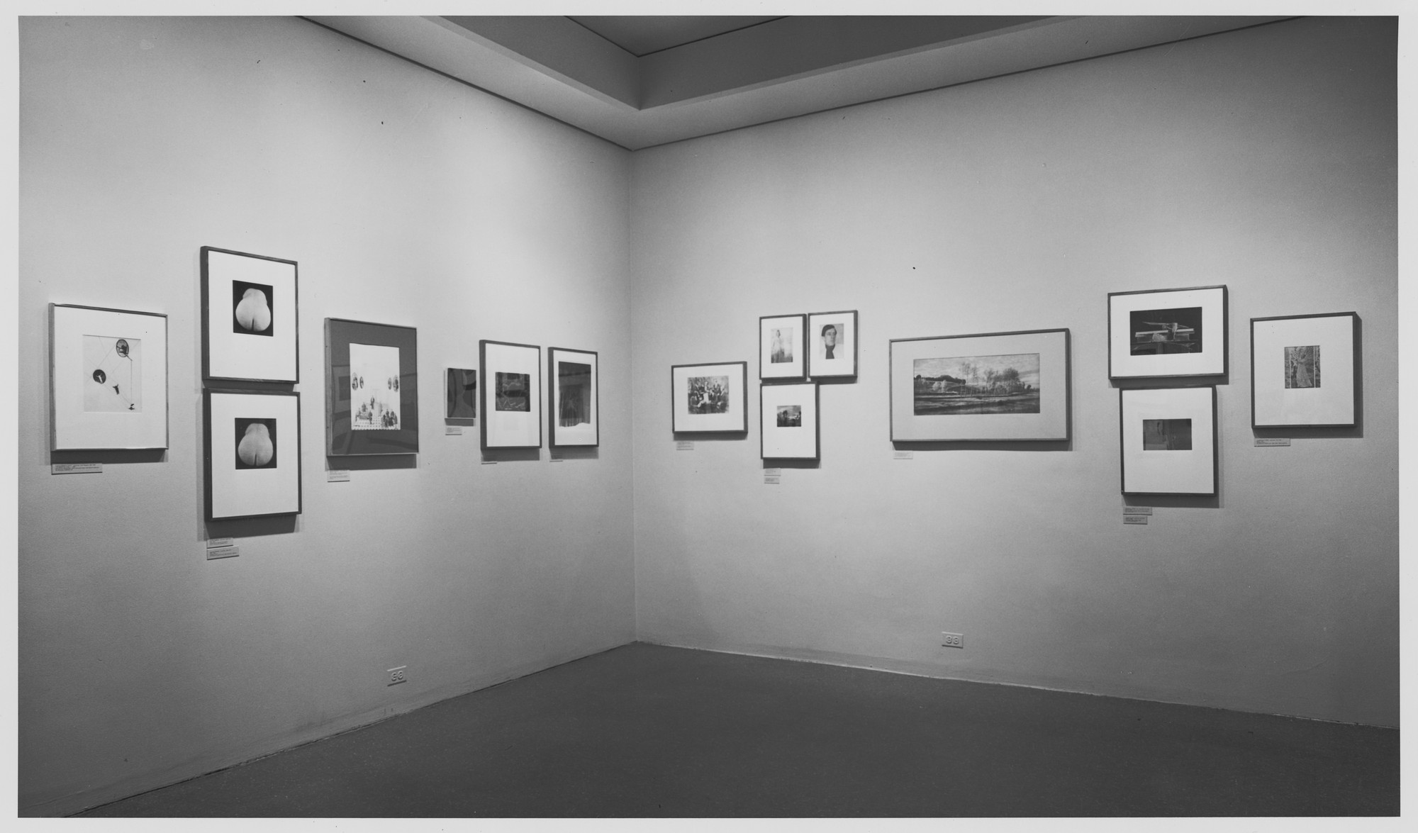Installation view of the exhibition "Photography as Printmaking." MoMA
