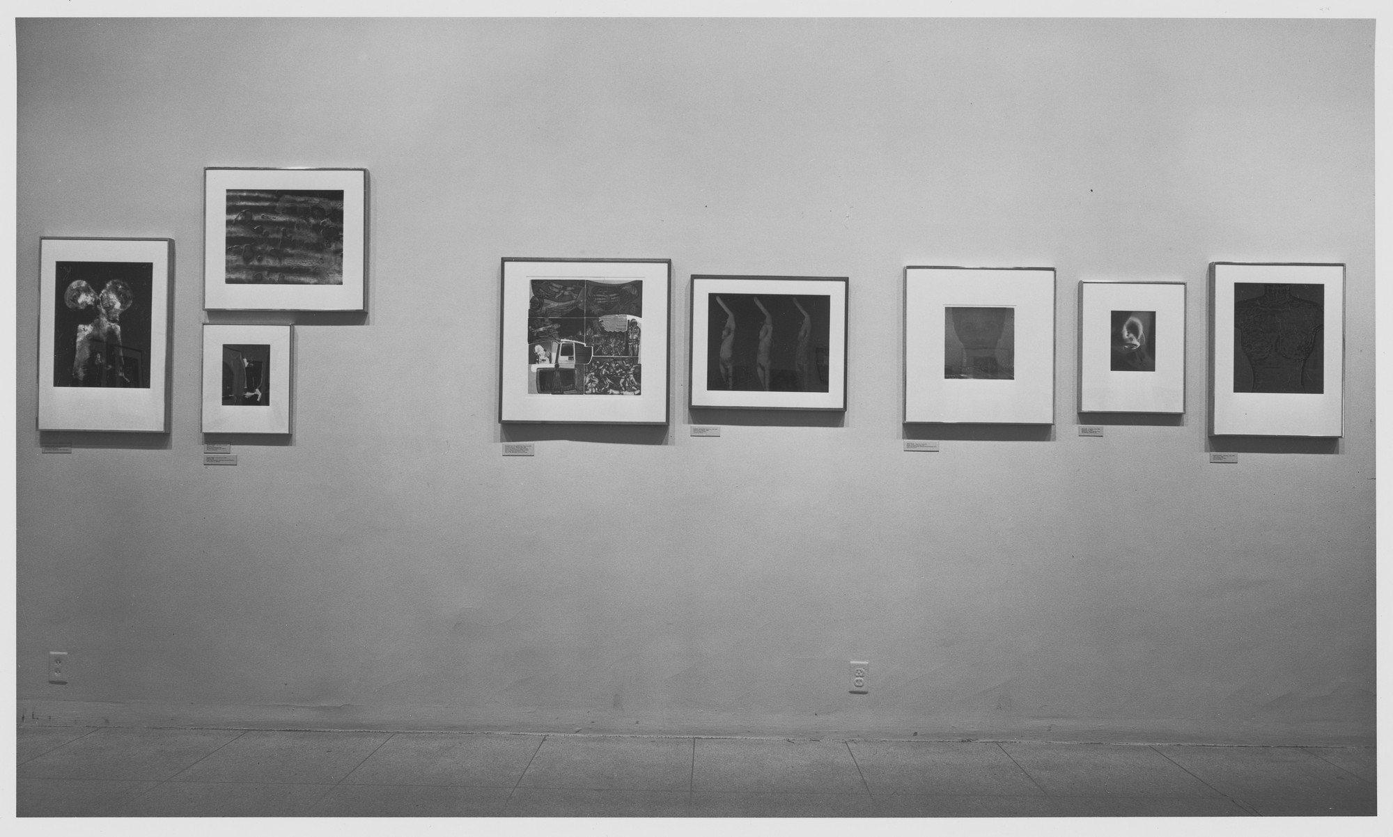 Installation view of the exhibition "Photography as Printmaking." MoMA
