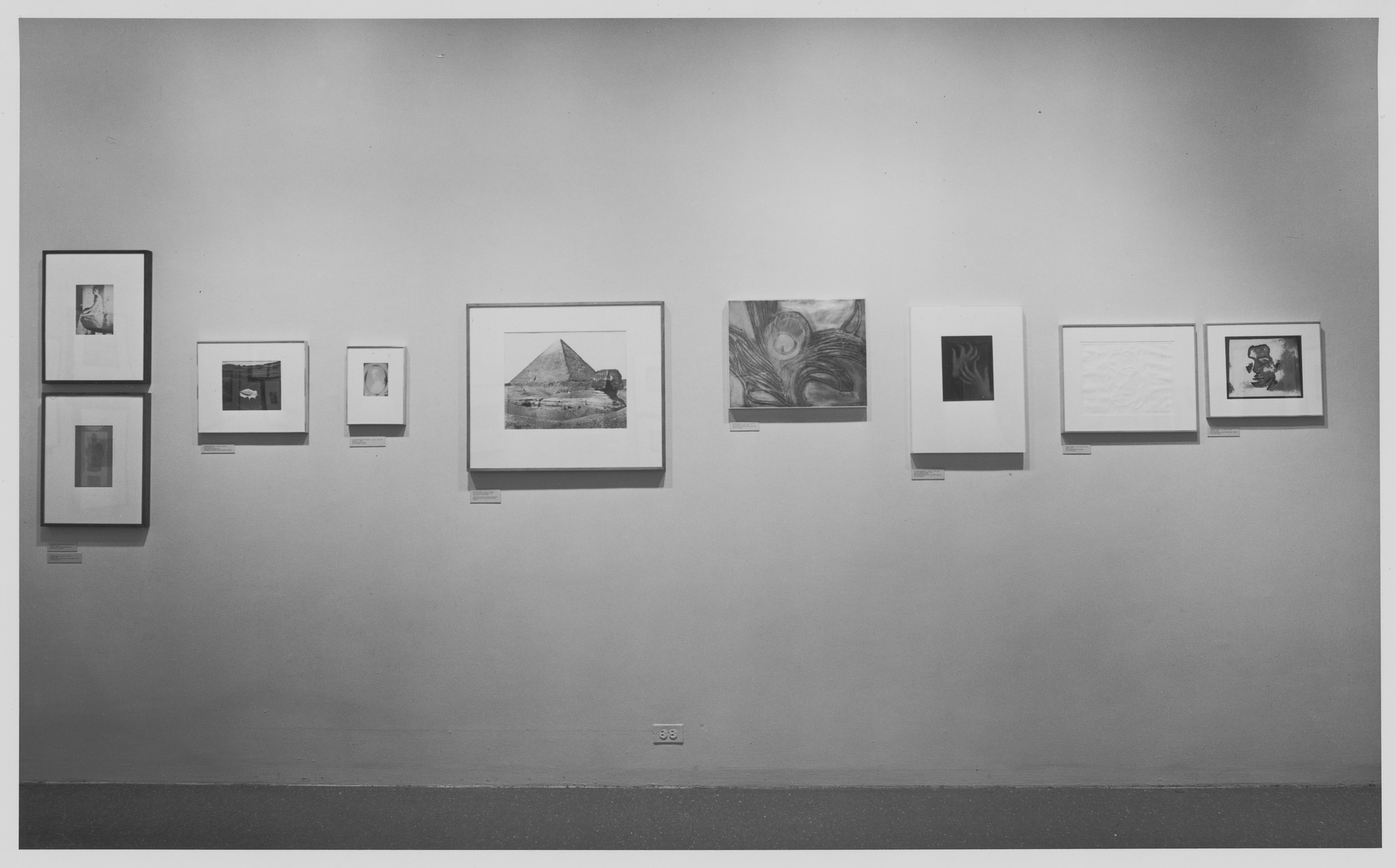 Installation view of the exhibition "Photography as Printmaking." MoMA