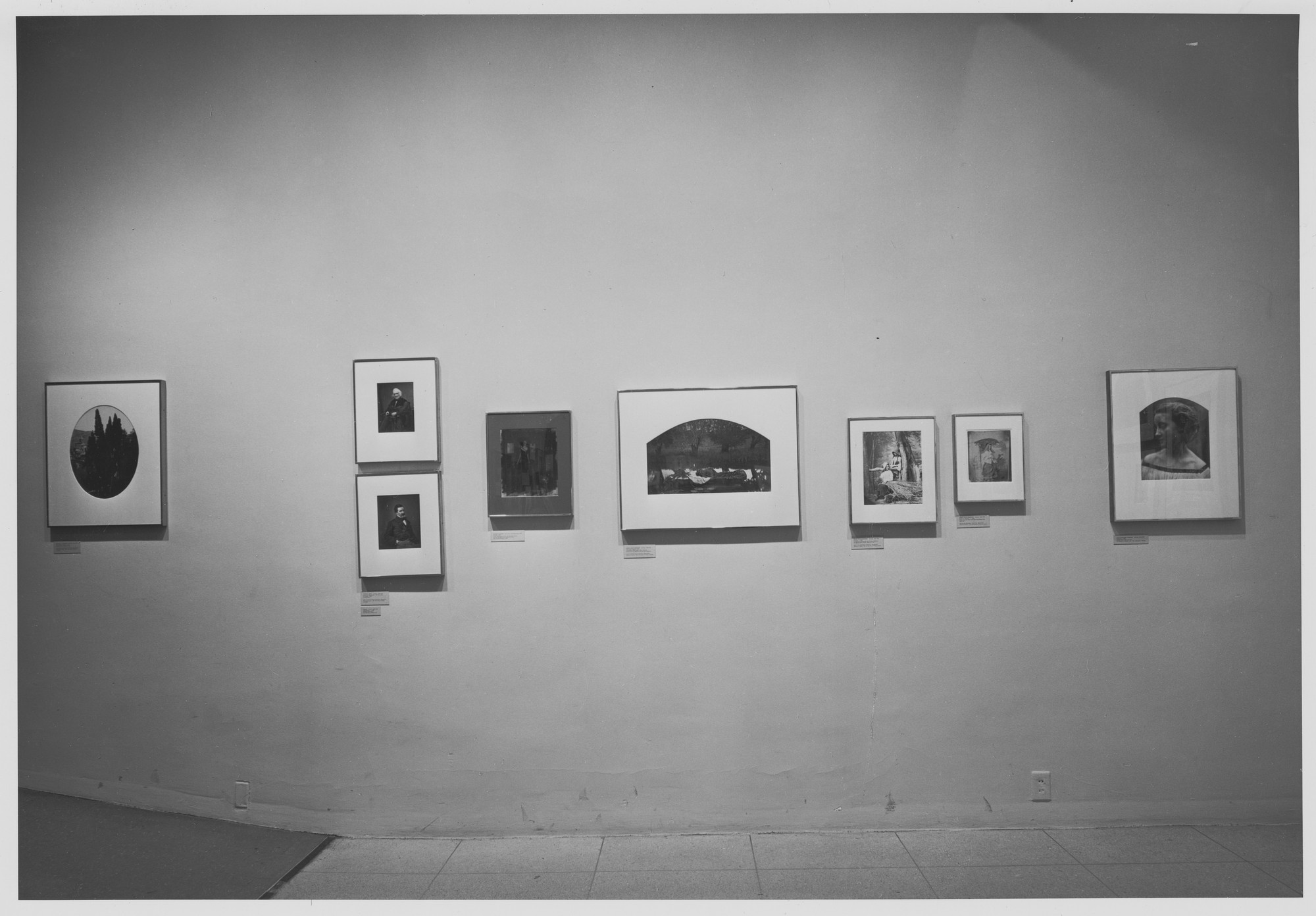 Installation view of the exhibition "Photography as Printmaking." MoMA
