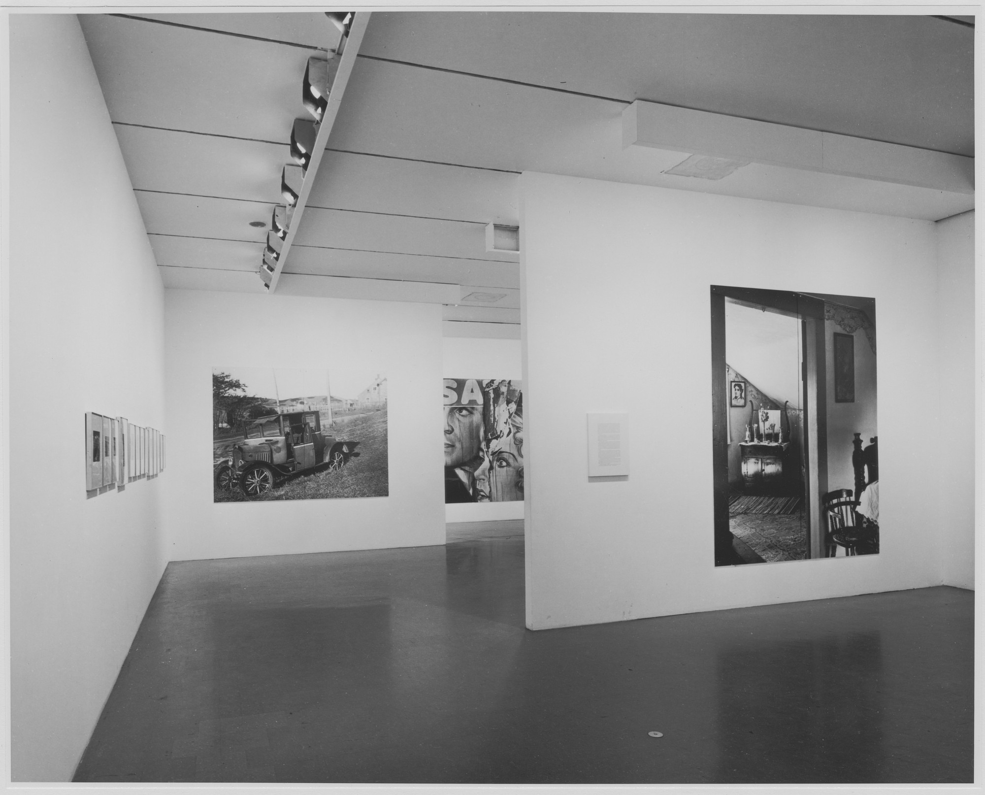 Installation view of the exhibition "Walker Evans." MoMA