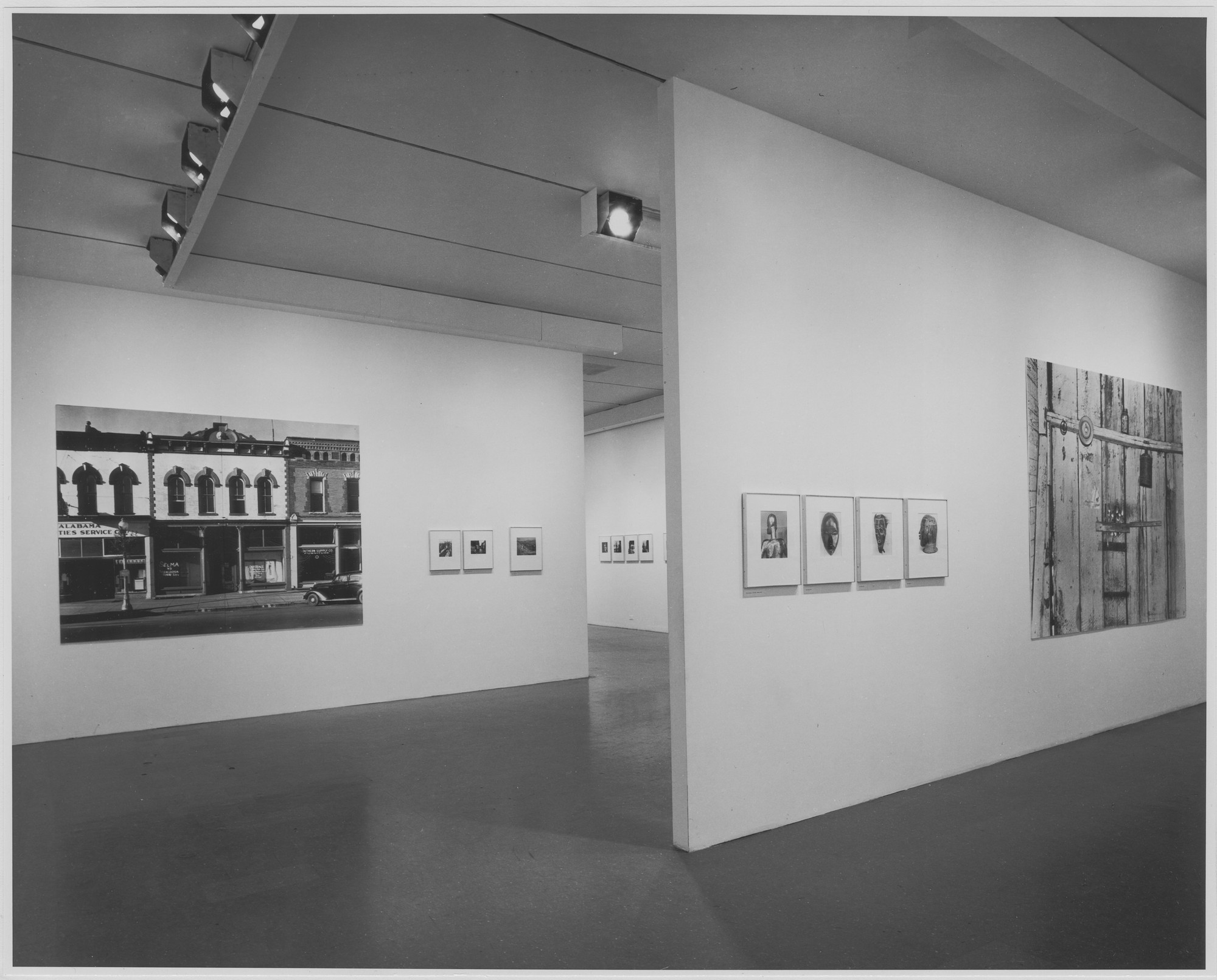 Installation view of the exhibition "Walker Evans." MoMA