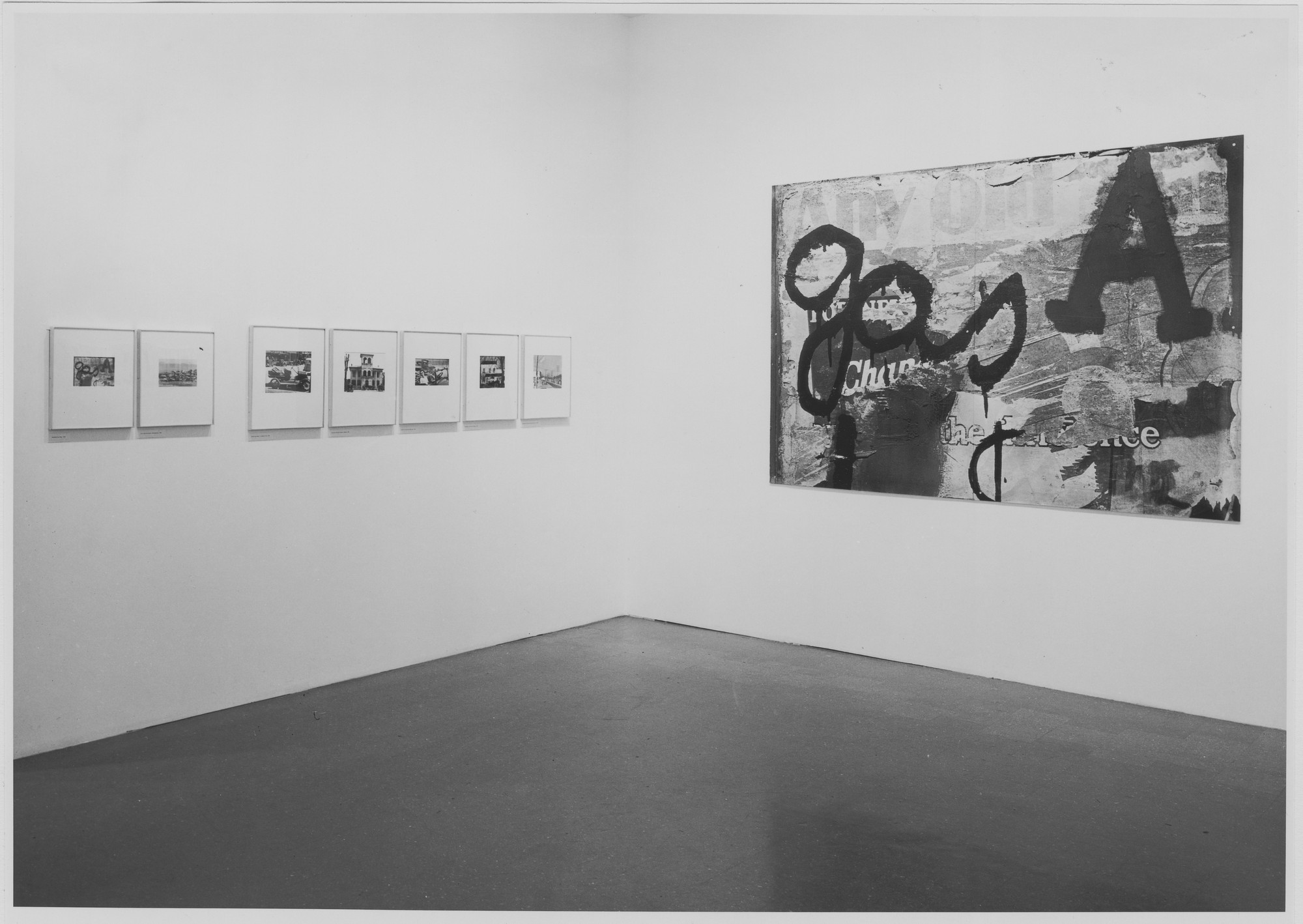 Installation view of the exhibition "Walker Evans." MoMA