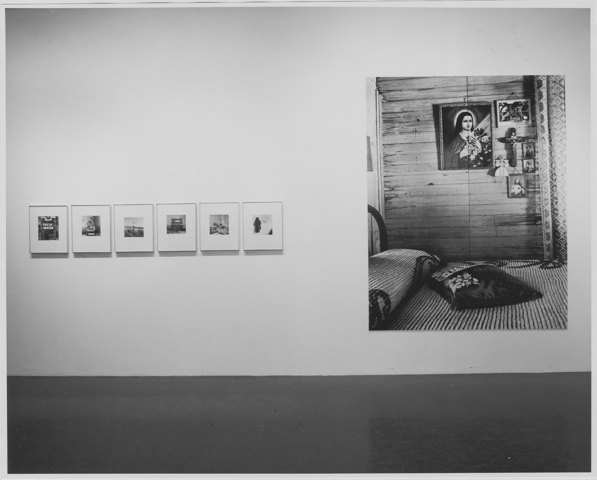 Installation view of the exhibition "Walker Evans." MoMA