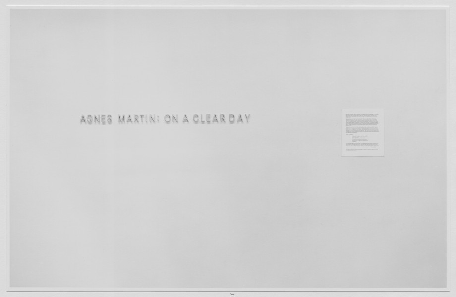 agnes martin on a clear day 1973 agnes martin on a clear day 1973