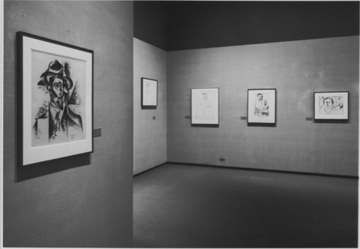 Félix Del Marle. .a) Self Portrait .b) Beggar. 1913 | MoMA