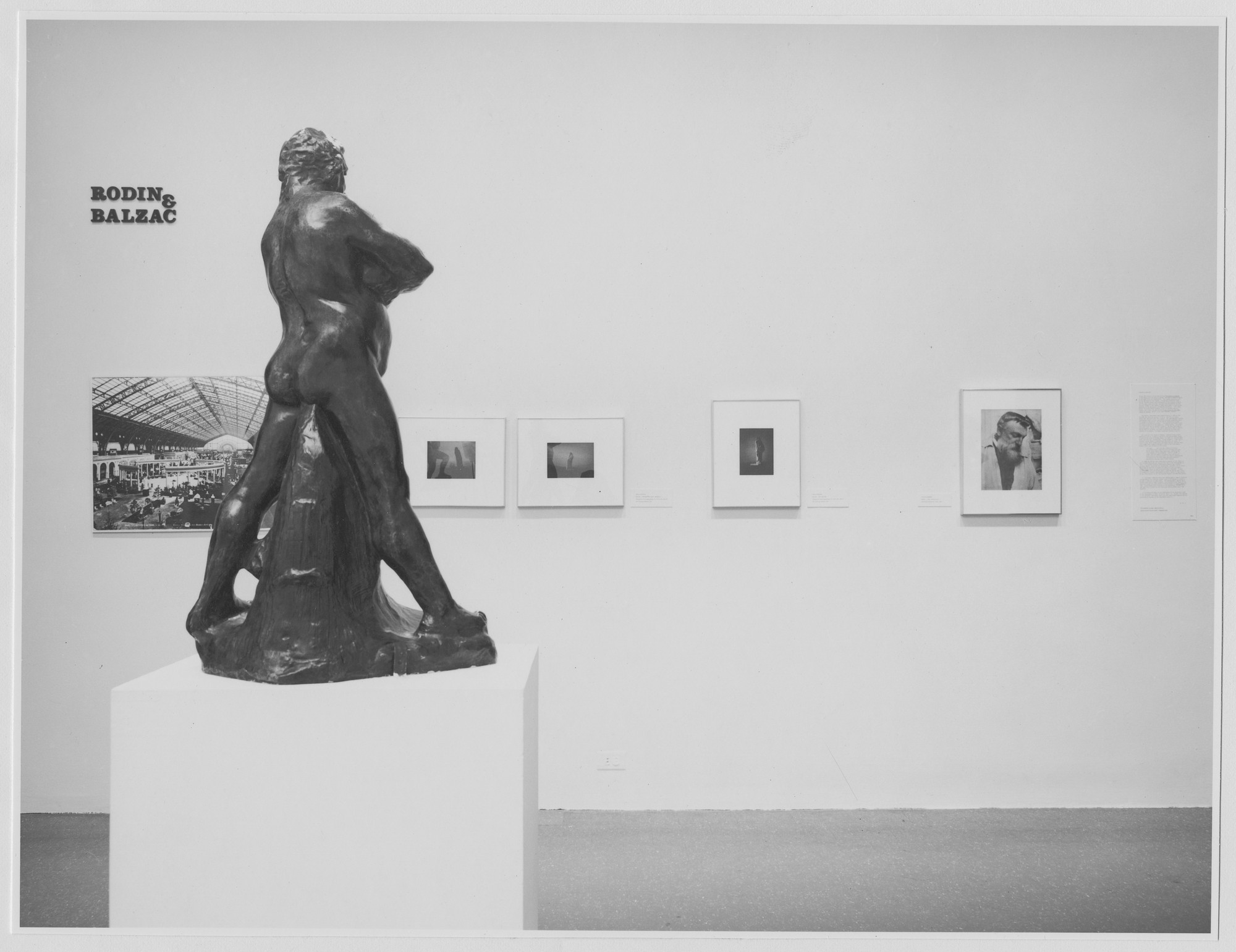Installation view of the exhibition "Rodin Balzac." | MoMA