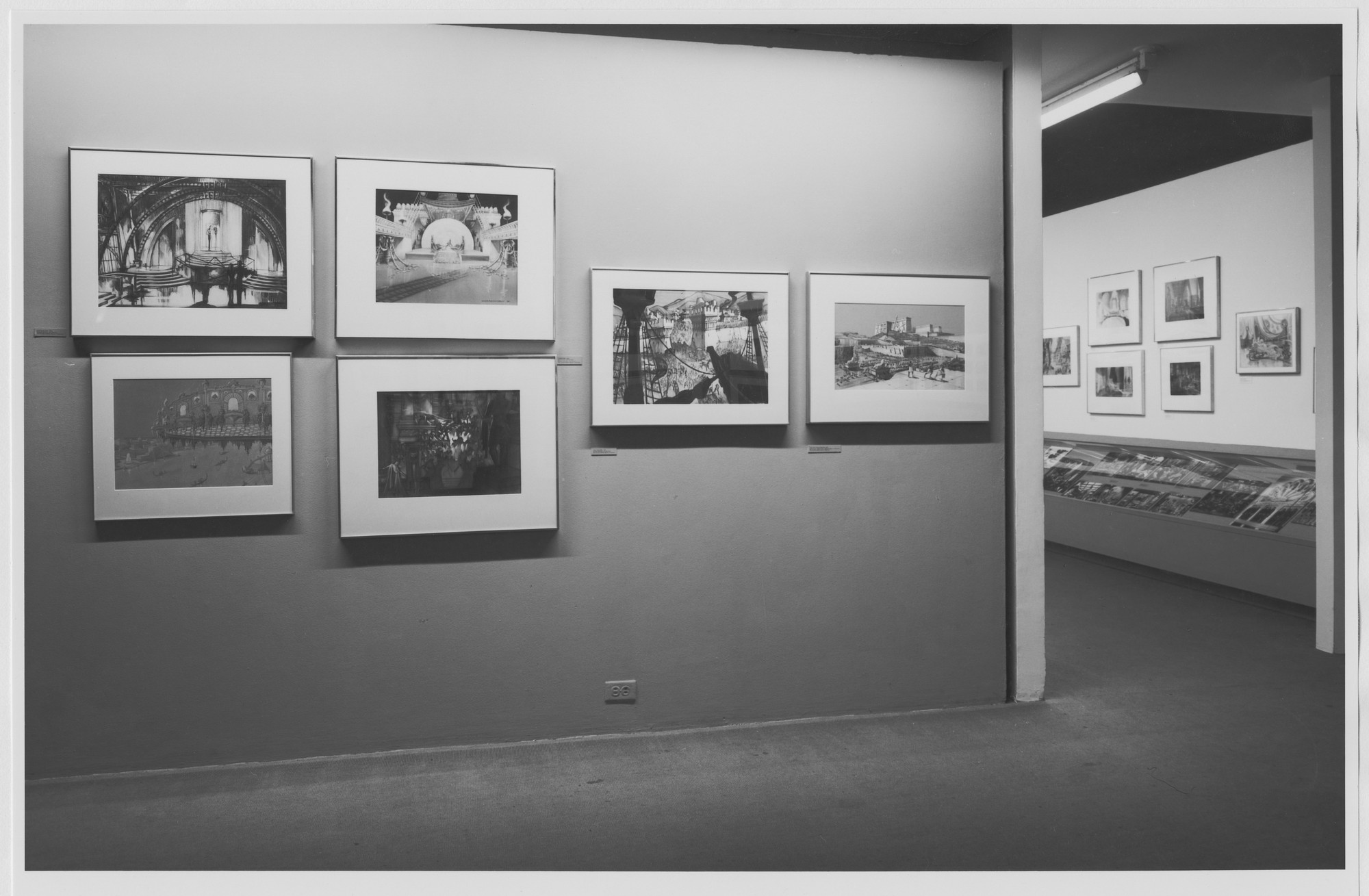 Installation view of the exhibition "Designed for Film The Hollywood