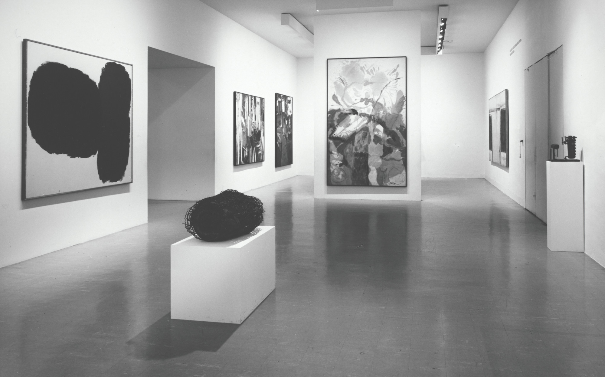 Installation view of the exhibition "Younger Abstract Expressionists of