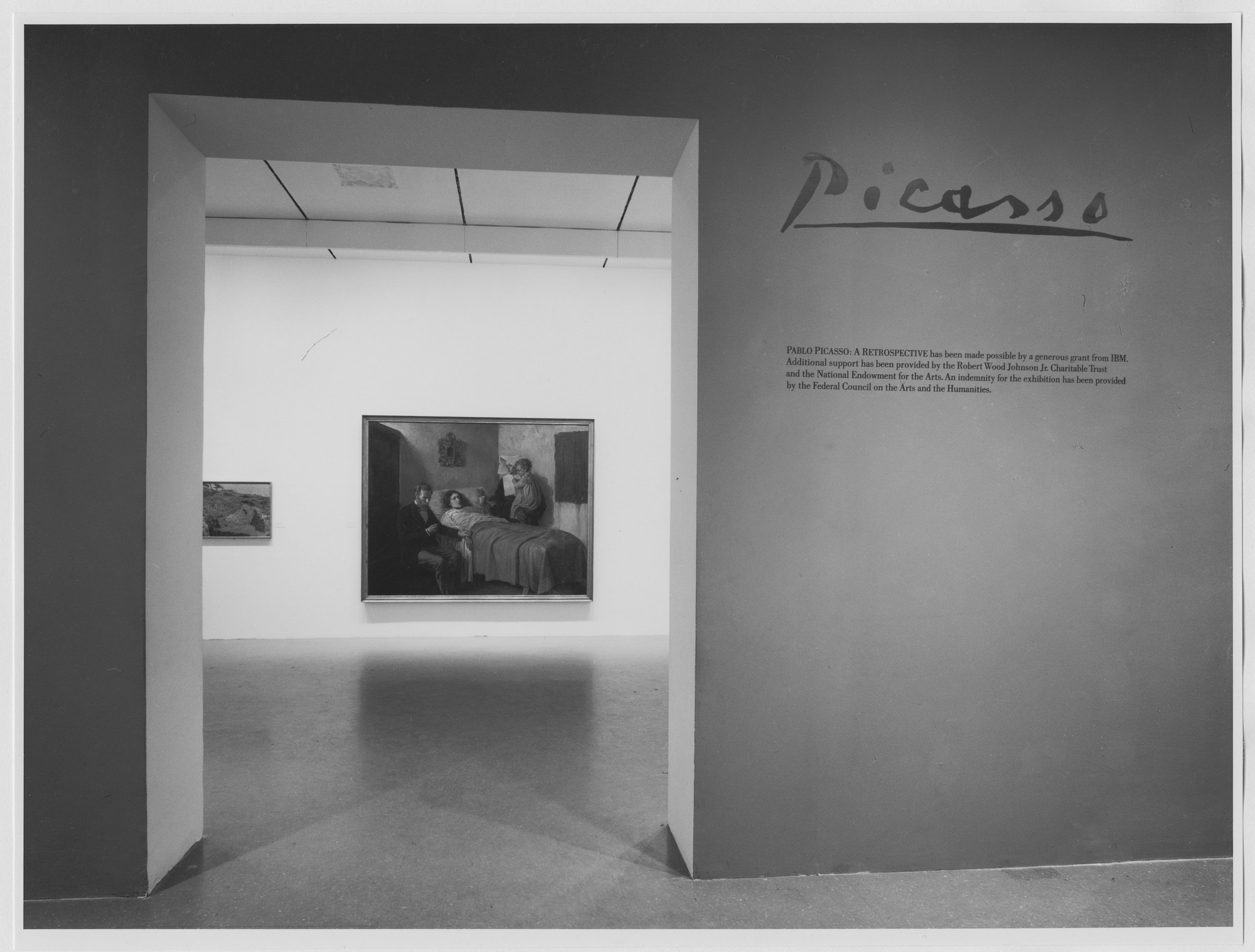 Installation view of the exhibition, "Pablo Picasso: A Retrospective" May 16, 1980–September 30, 1980. Photographic Archive. The Museum of Modern Art Archives, New York. IN1290.1. Photograph by Mali Olatunji.