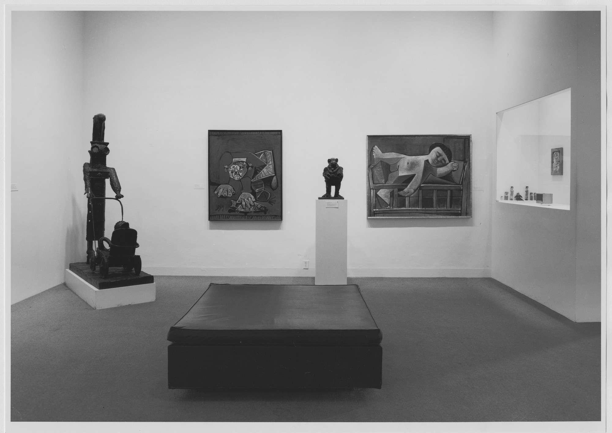 Installation view of the exhibition "Pablo Picasso A Retrospective" MoMA