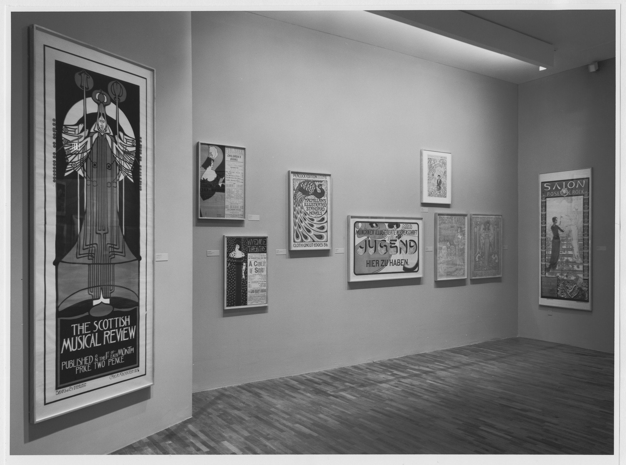 Installation view of the exhibition "The Modern Poster" MoMA
