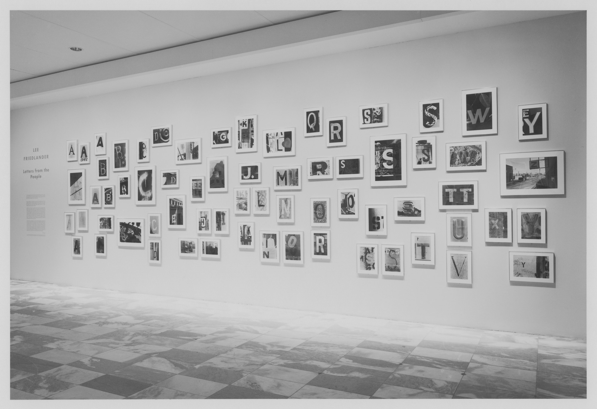 Installation view of the exhibition 
