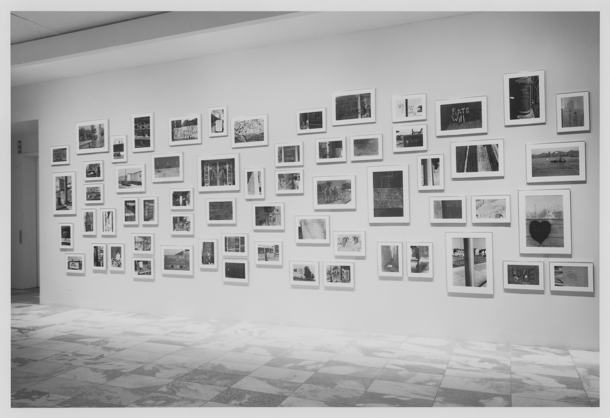 Installation view of the exhibition 
