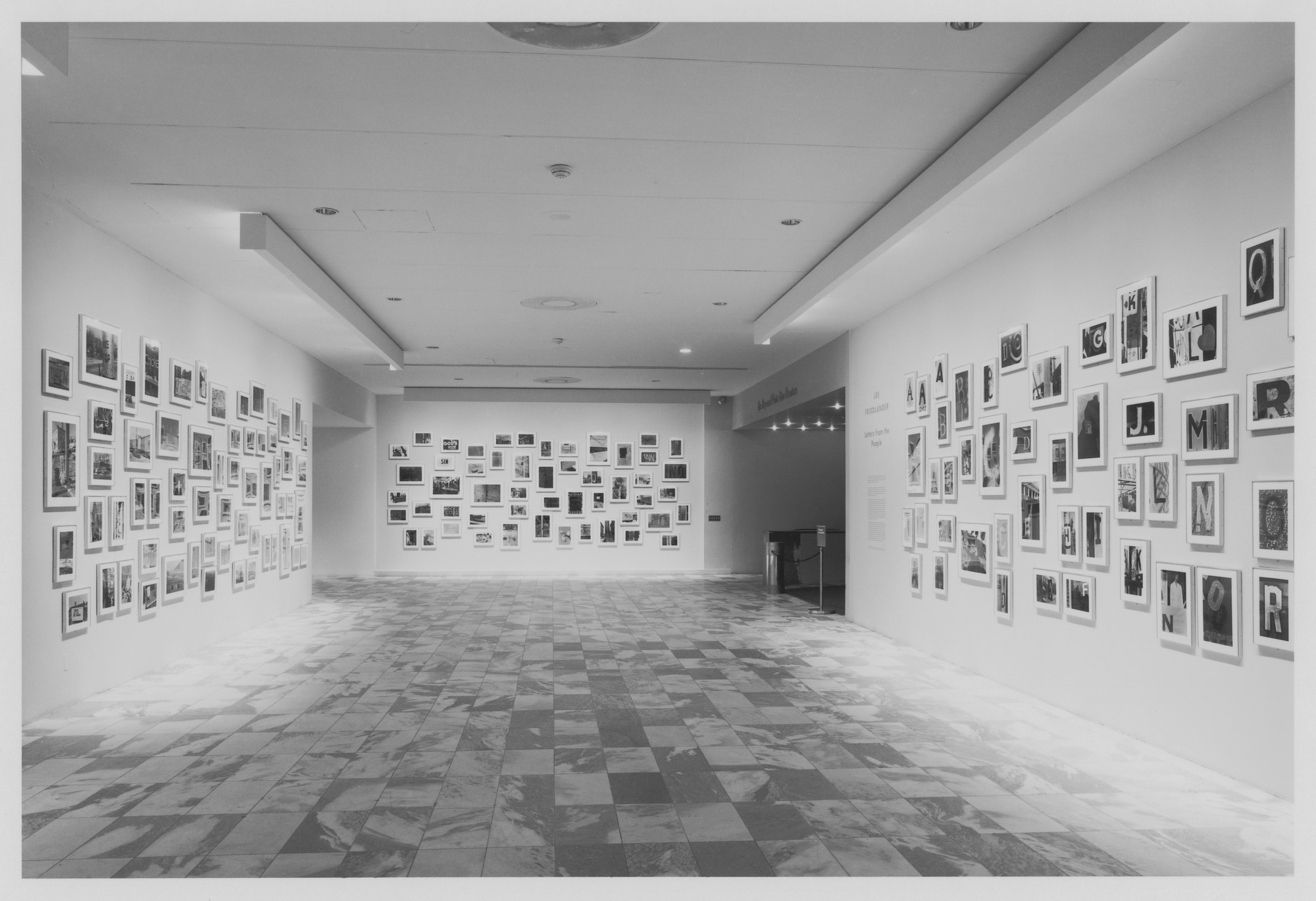 Installation view of the exhibition 