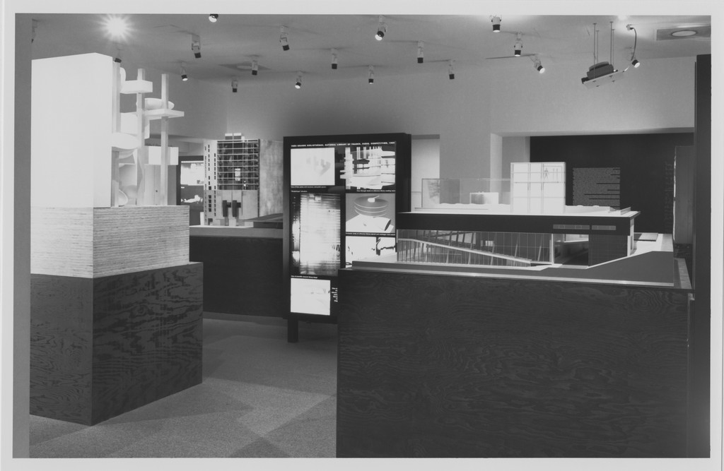 Installation view of the exhibition, "Thresholds/O.M.A. at The Museum