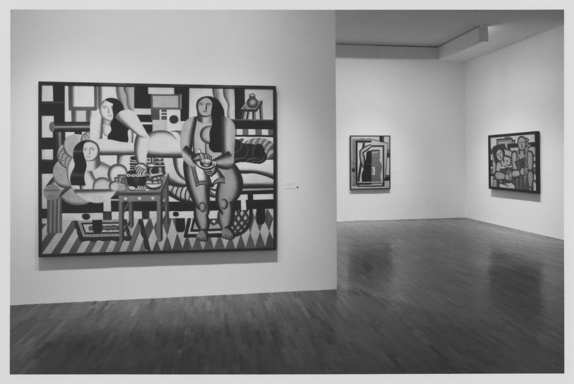 Installation view of the exhibition "Fernand Léger" MoMA
