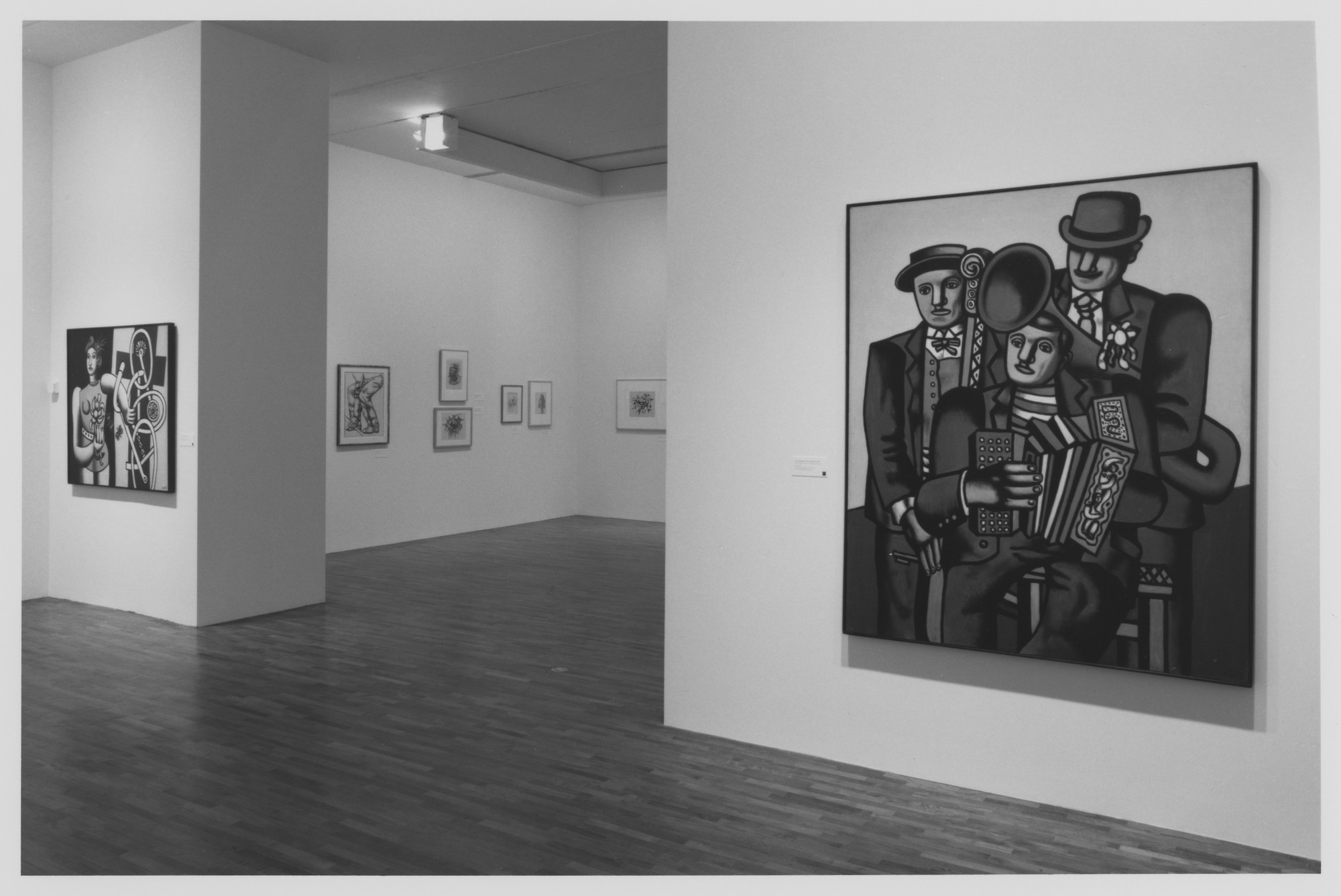 Installation view of the exhibition "Fernand Léger" MoMA