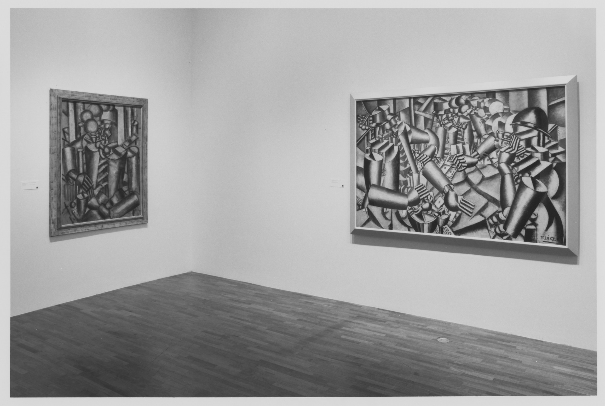 Installation view of the exhibition "Fernand Léger" MoMA