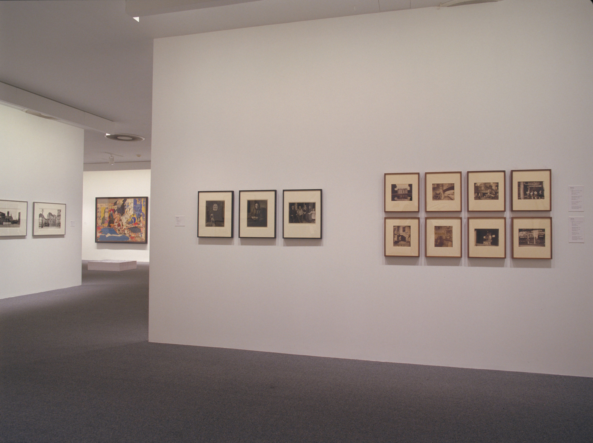Installation view of the exhibition "Walker Evans & Company," in the