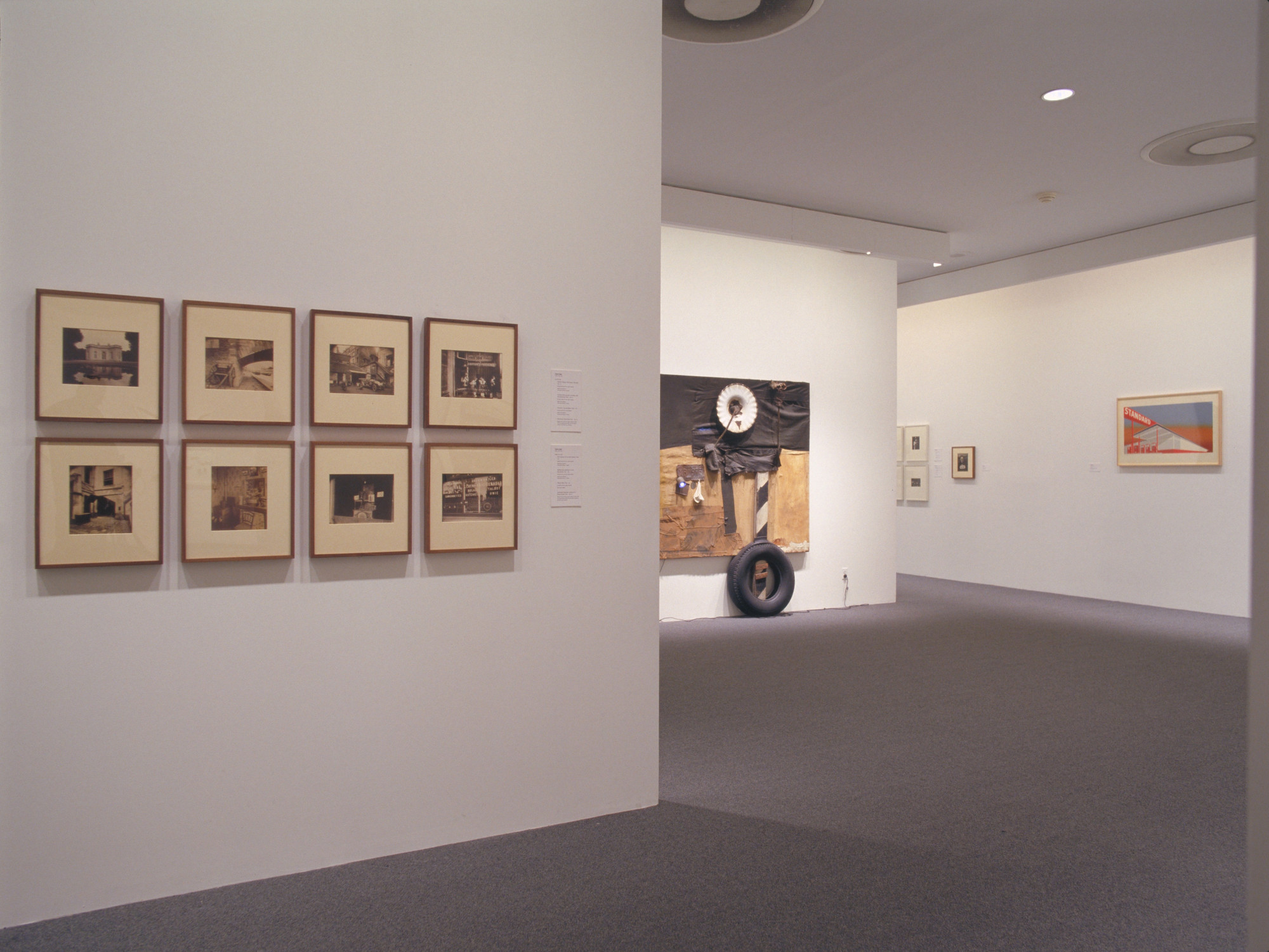 Installation view of the exhibition "Walker Evans & Company," in the