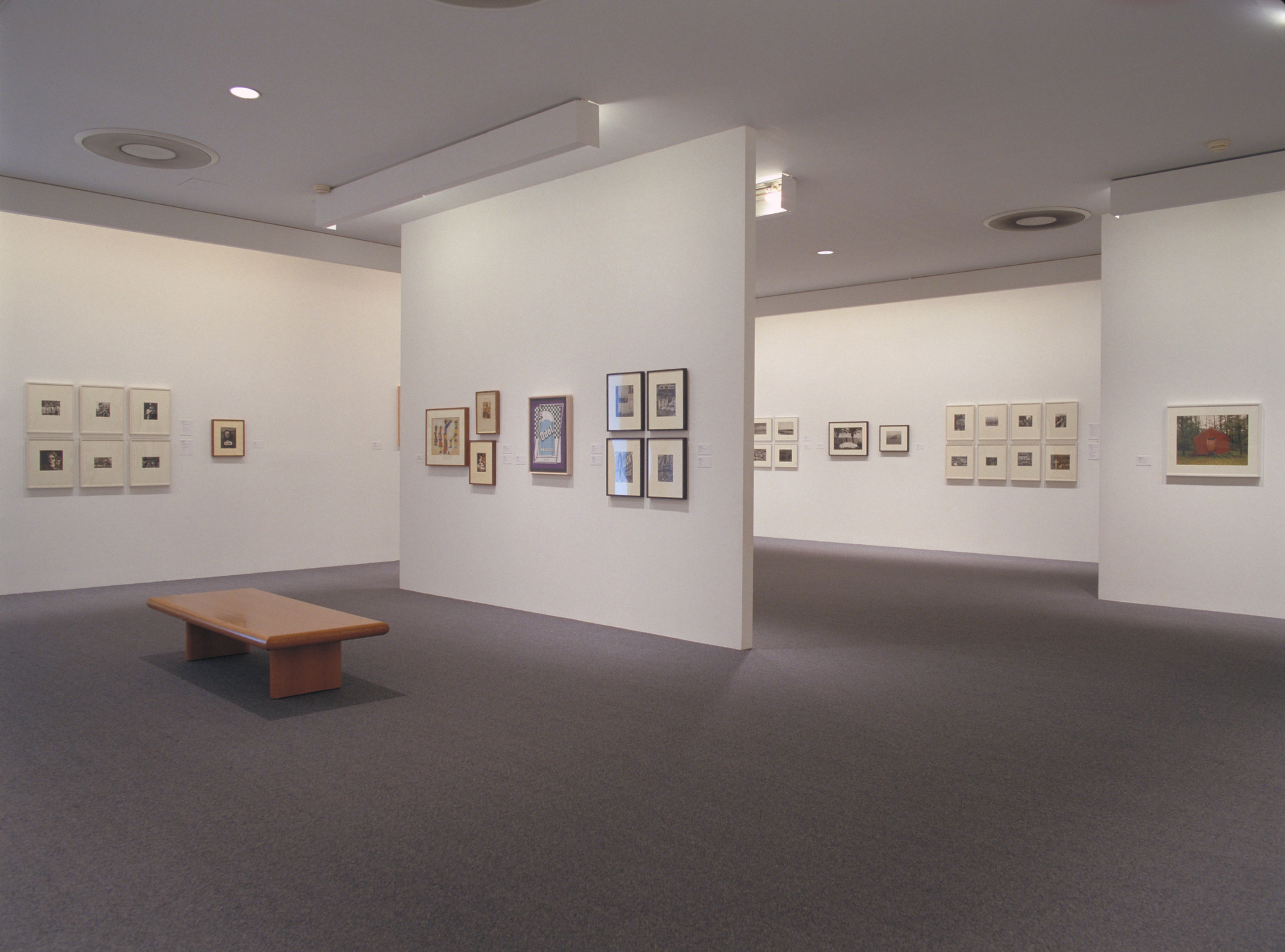 Installation view of the exhibition "Walker Evans & Company," in the