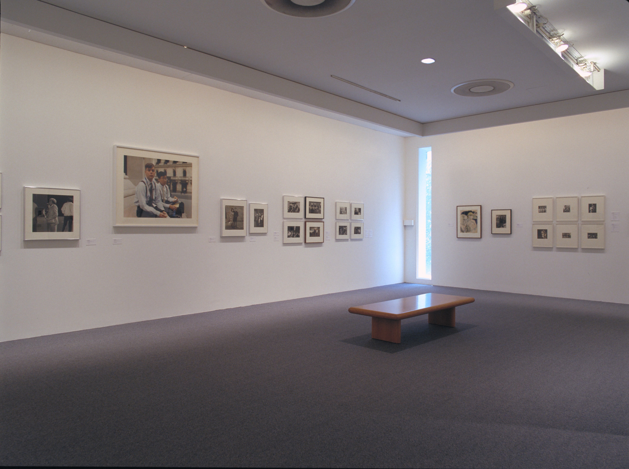 Installation view of the exhibition "Walker Evans & Company," in the