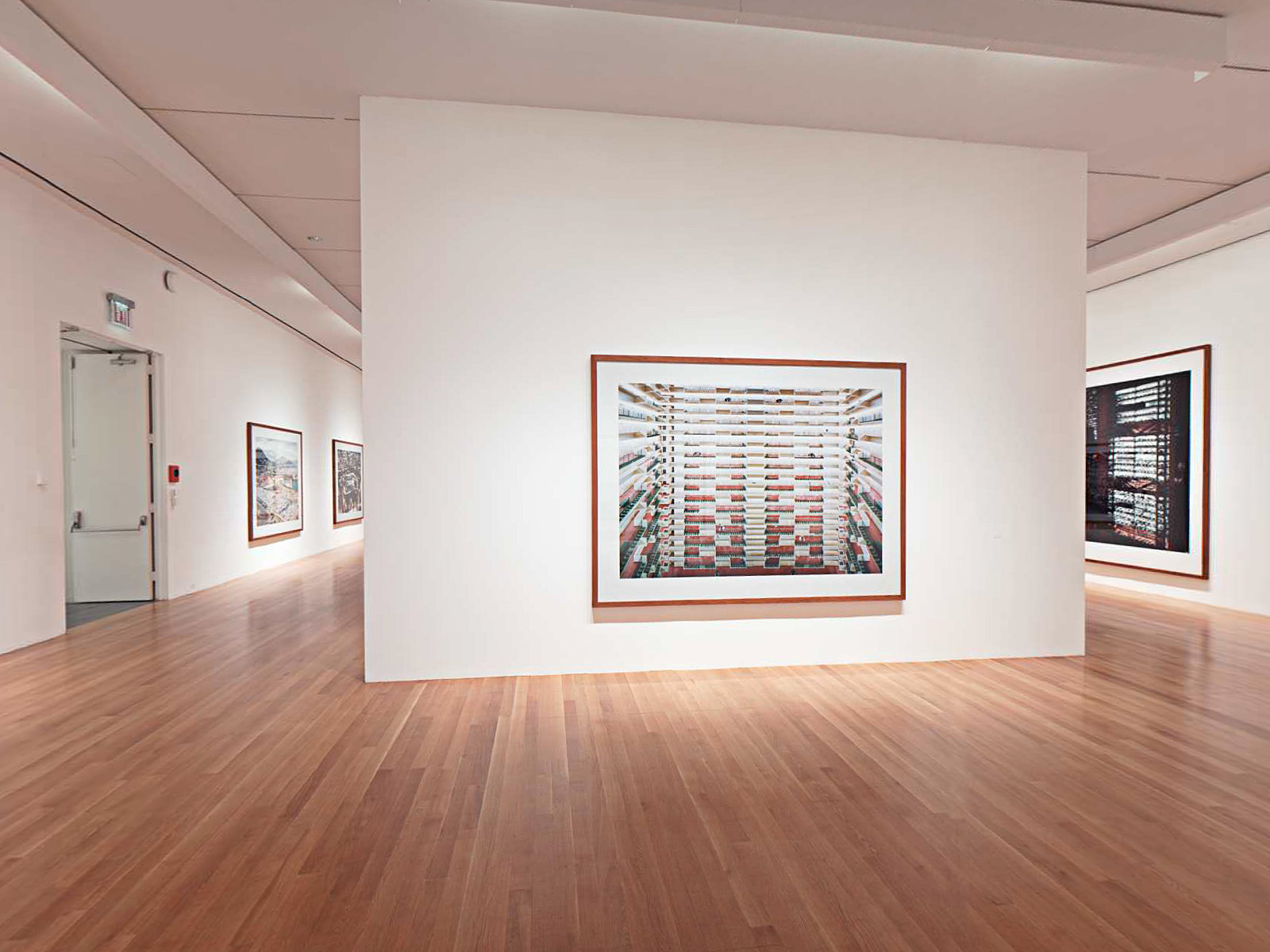 Installation view of the exhibition "Andreas Gursky" MoMA