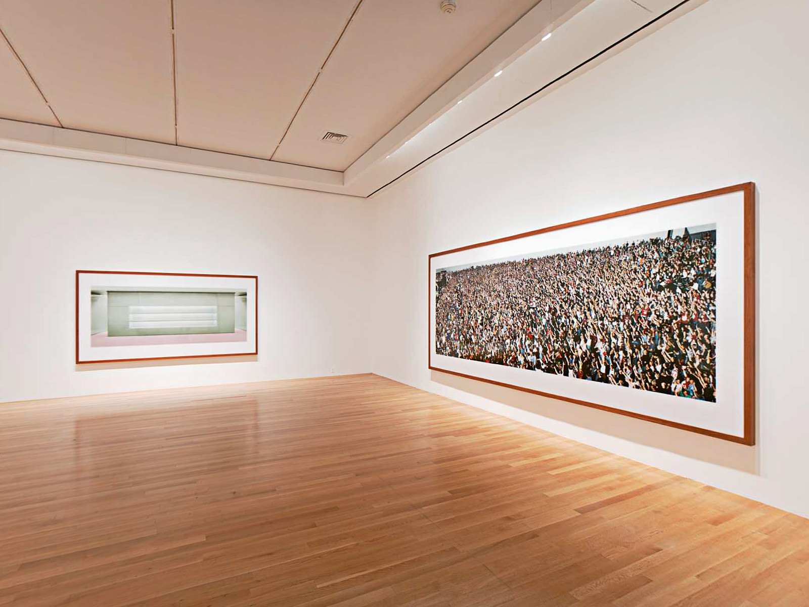 Installation view of the exhibition "Andreas Gursky" MoMA