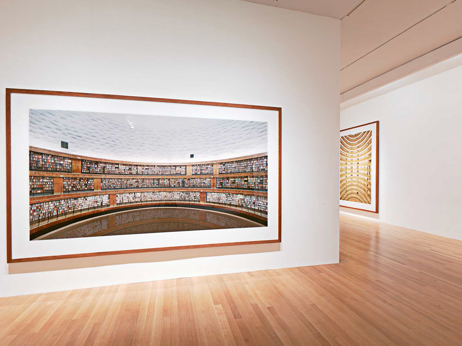 Installation view of the exhibition "Andreas Gursky" MoMA