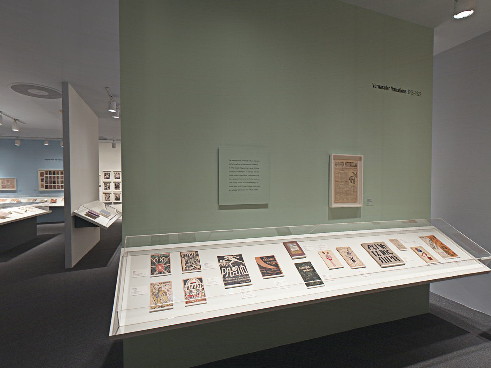 Installation view of the exhibition 