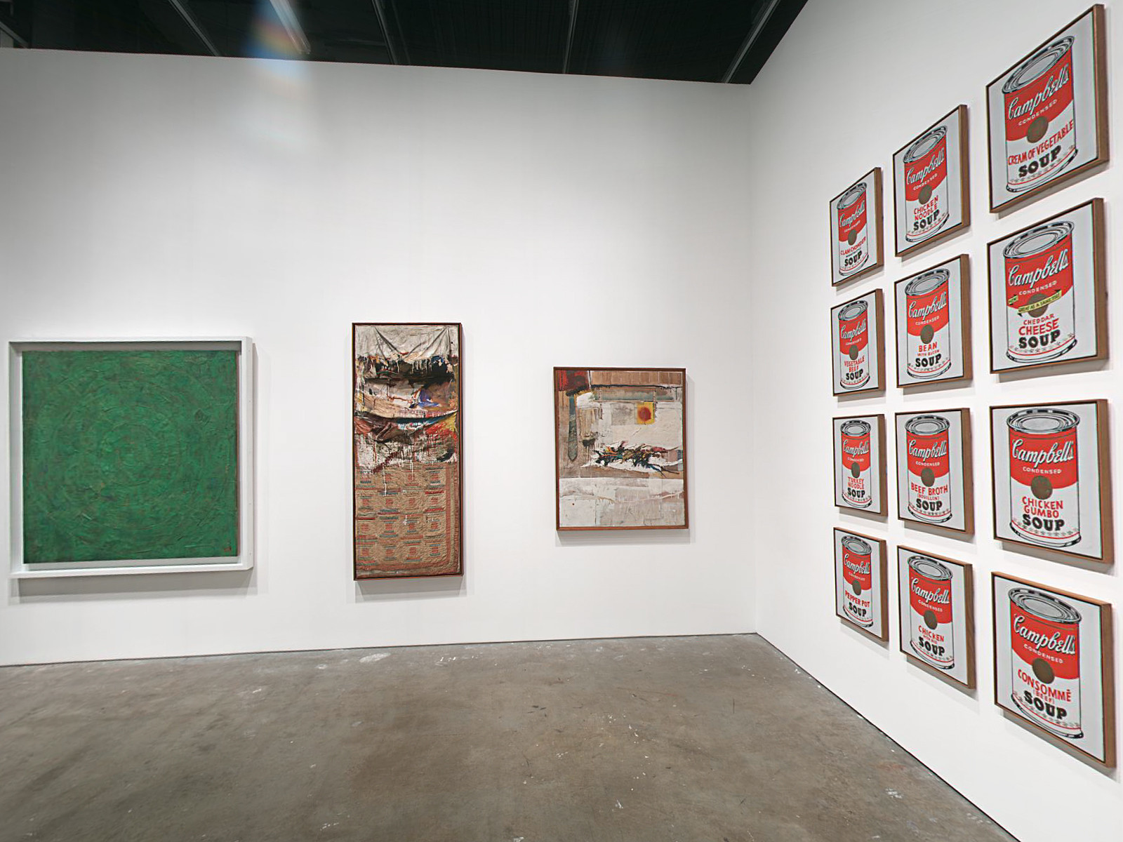 Installation view of the exhibition "To Be Looked At Painting and