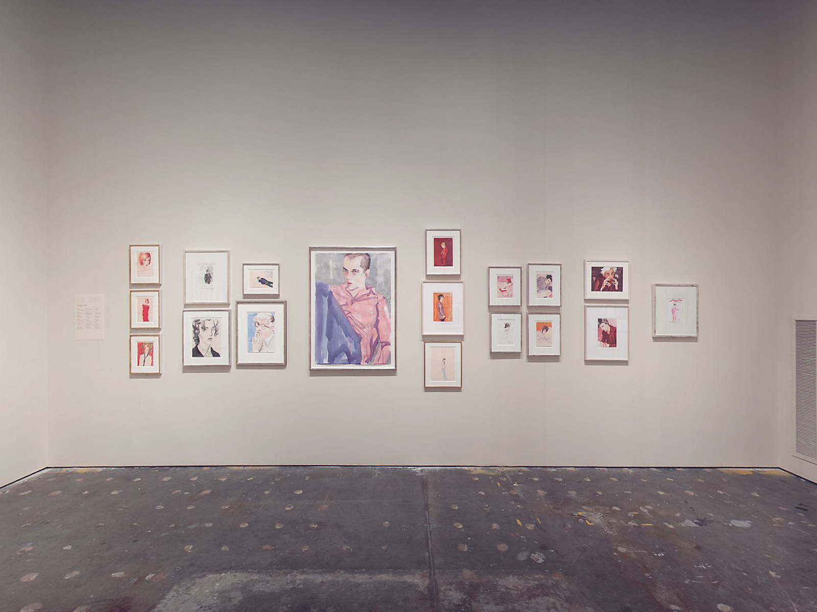 Installation view of the exhibition "Drawing Now Eight Propositions