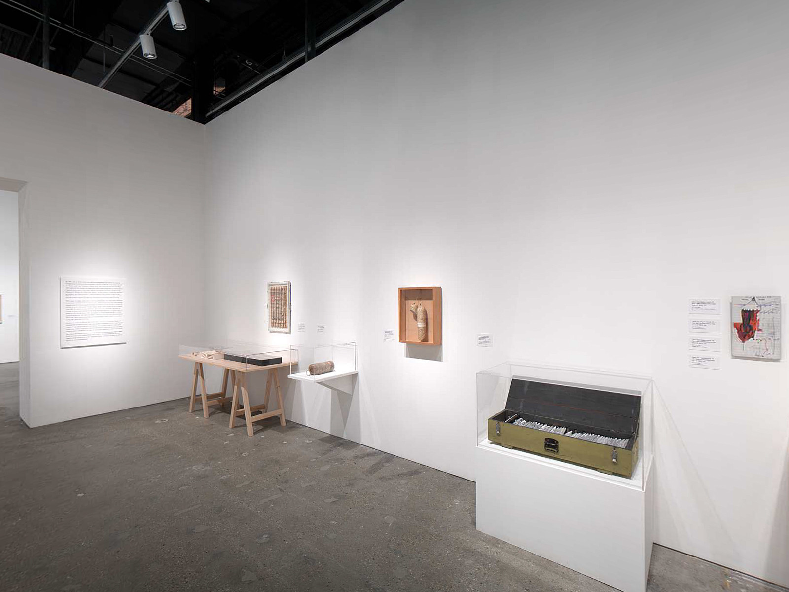 Installation view of the exhibition 