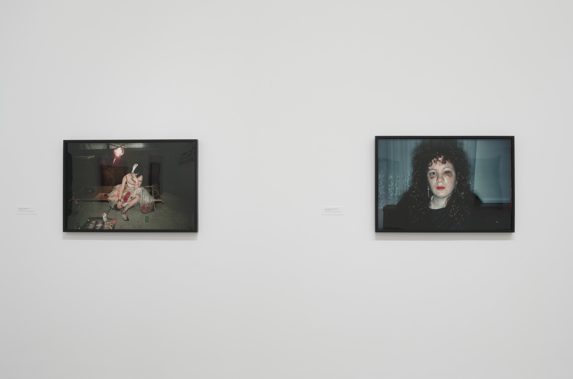 Installation view of the exhibition, "Nan Goldin The