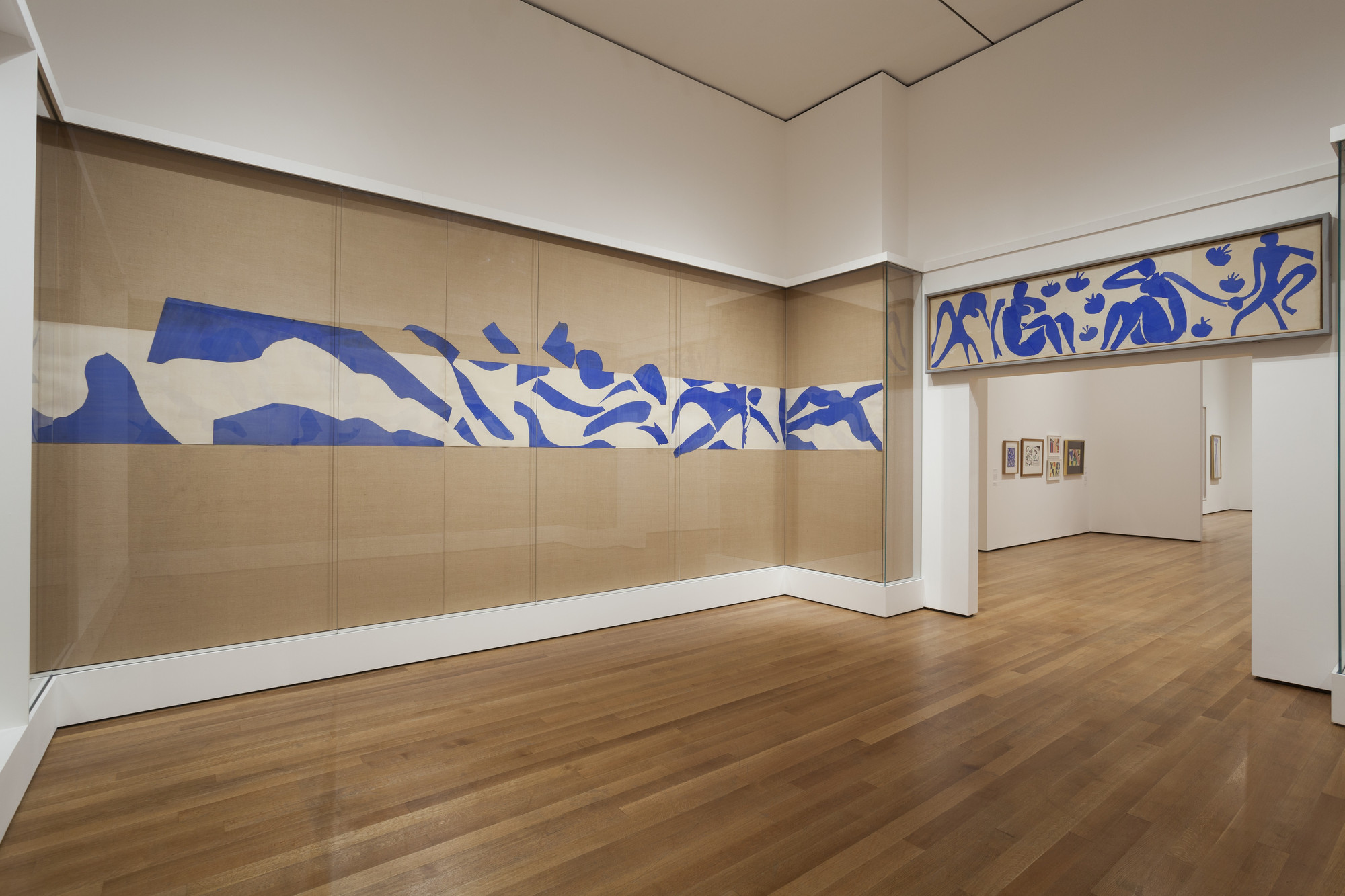 Installation view of the exhibition "Henri Matisse The CutOuts" MoMA