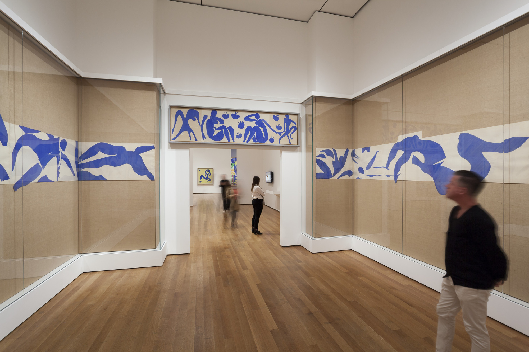 Installation view of the exhibition "Henri Matisse The CutOuts" MoMA
