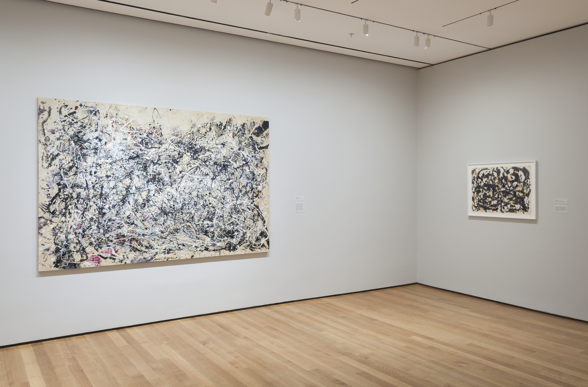 Installation view of the exhibition "Jackson Pollock: A Collection