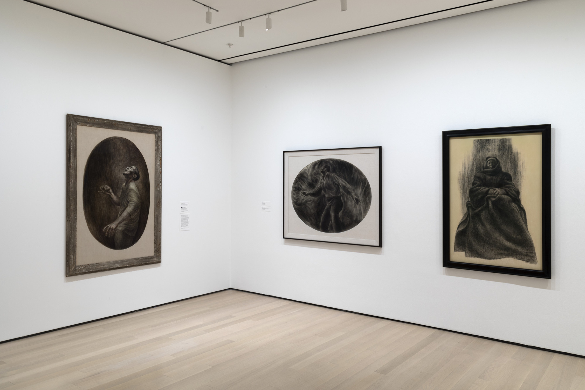 Installation view of the exhibition "Charles White A Retrospective" MoMA