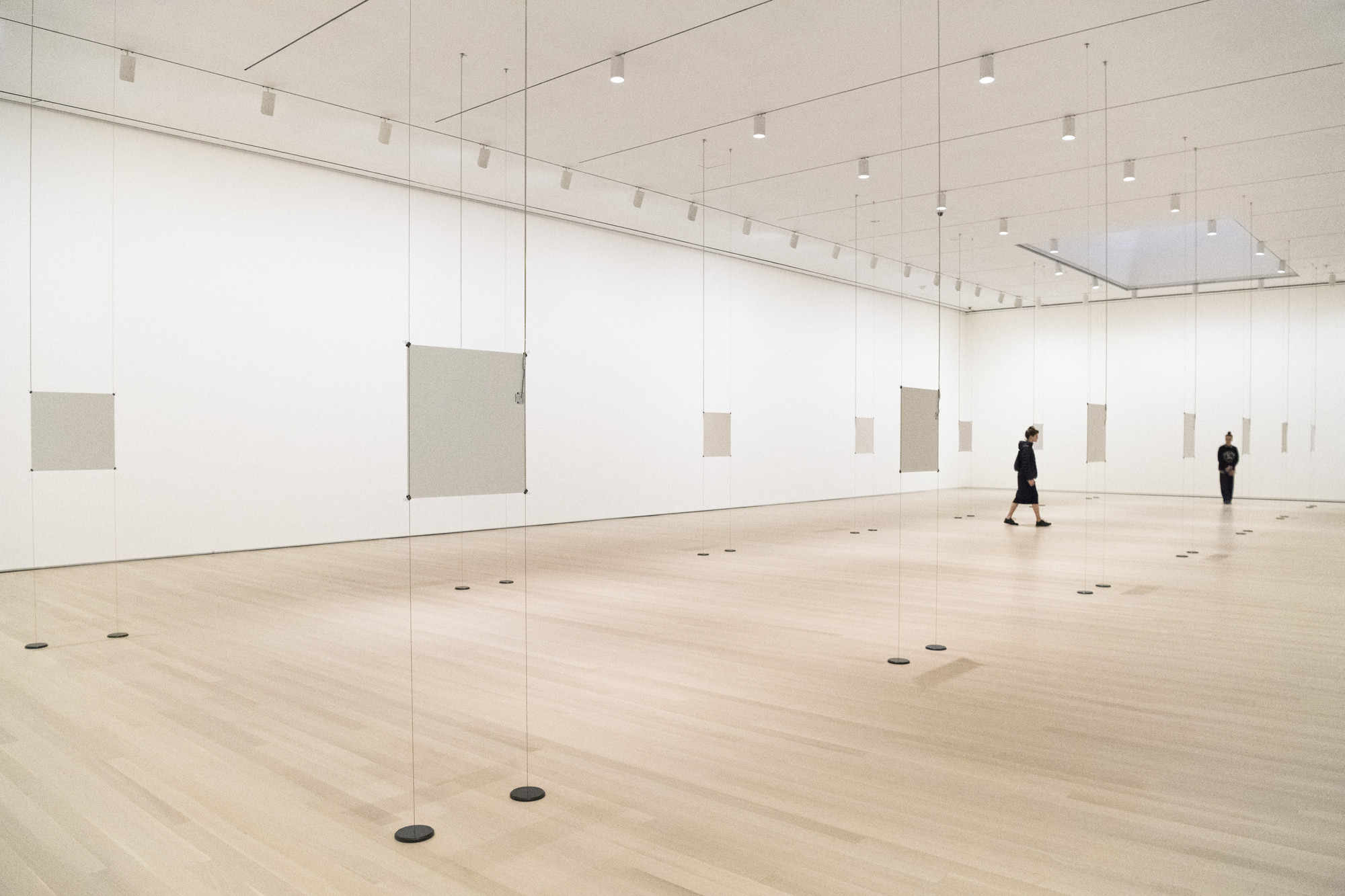 Installation view of the exhibition "Bruce Nauman